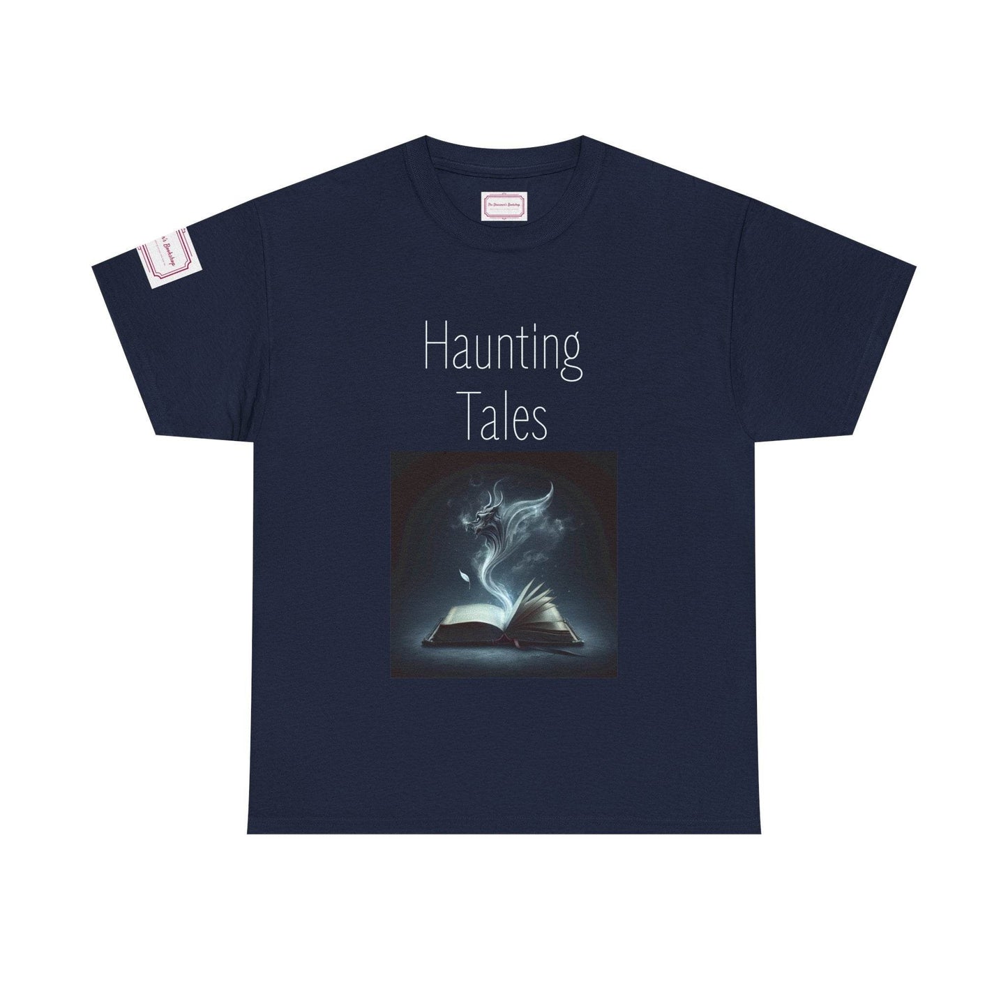 Haunting Tales - Unisex Heavy Cotton Tee - Perfect for Book Lovers - The Dreamer's Bookshop.