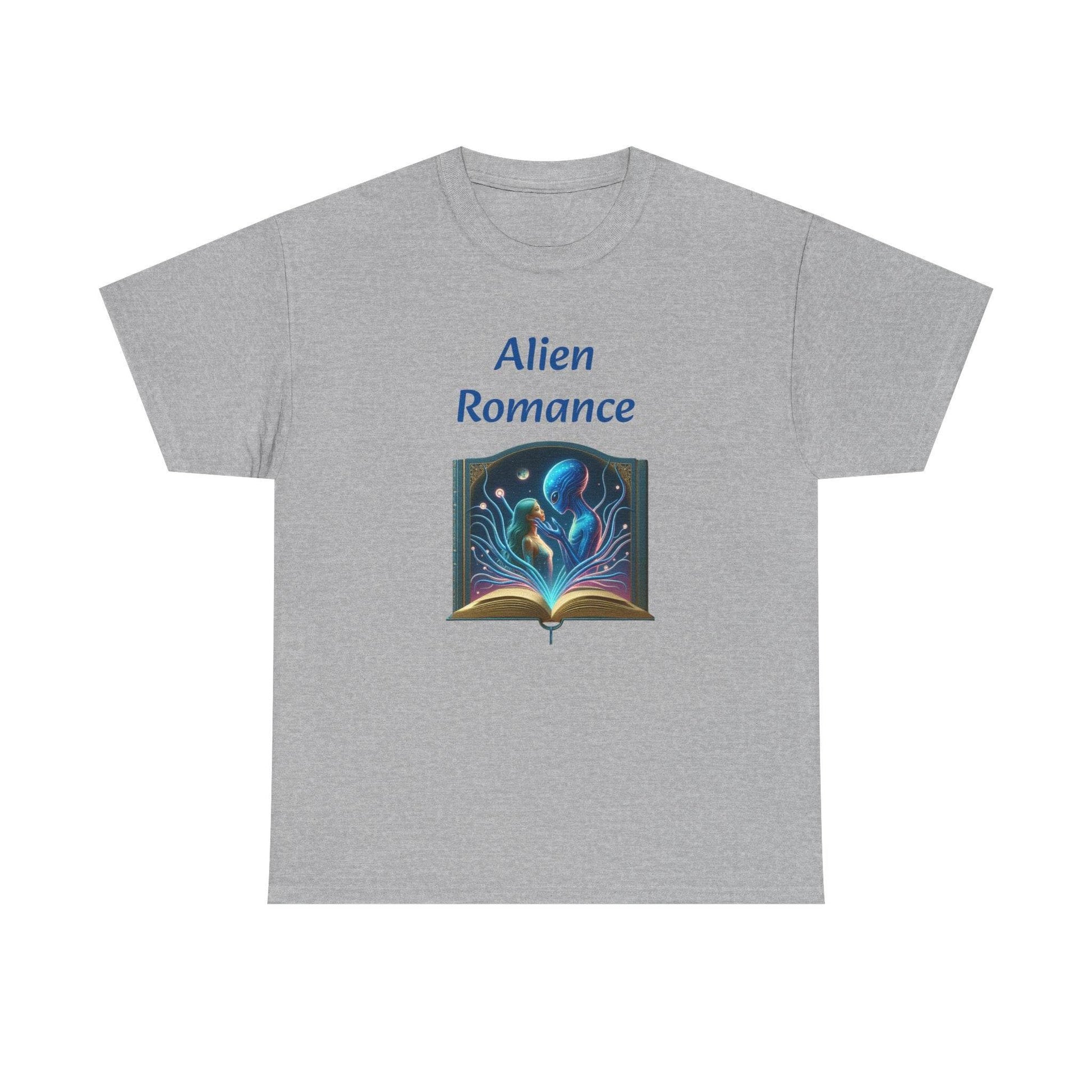 Sci-Fi - Graphic Tee - Unisex Heavy Cotton T-Shirt Alien Romance Books - The Dreamer's Bookshop.