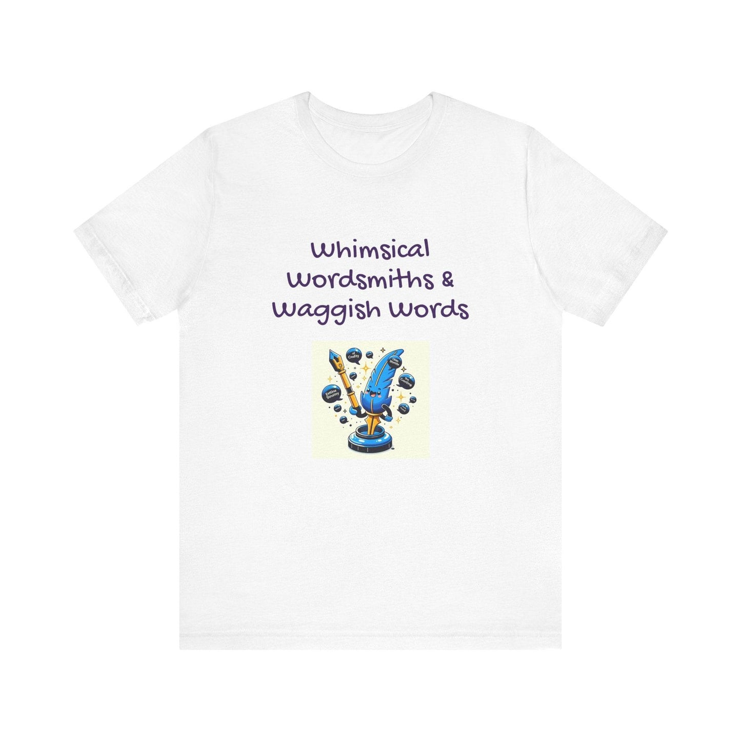 Whimsical Wordsmith Unisex Jersey Tee - Fun Graphic for Writers & Word Lovers - The Dreamer's Bookshop.