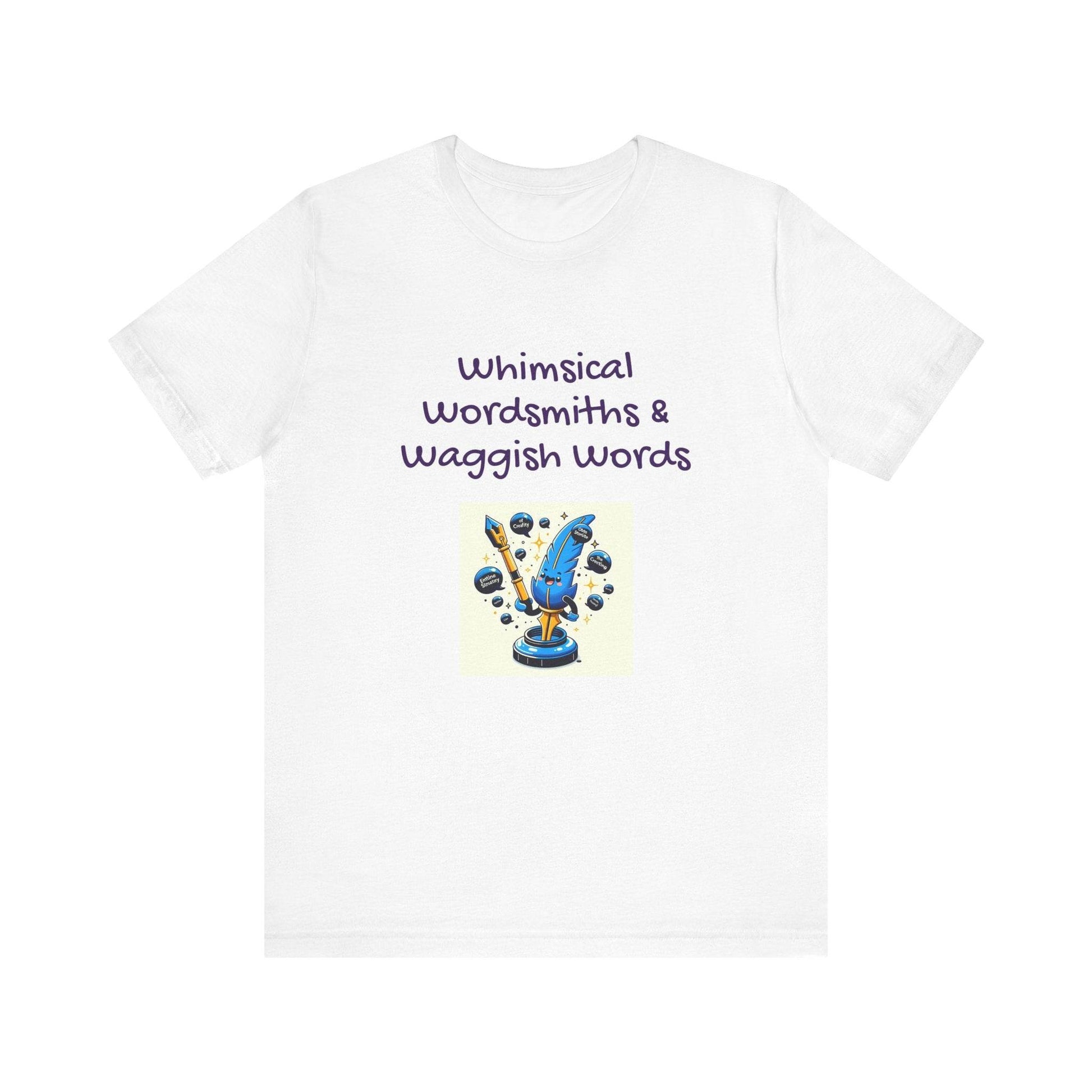 Whimsical Wordsmith Unisex Jersey Tee - Fun Graphic for Writers & Word Lovers - The Dreamer's Bookshop.