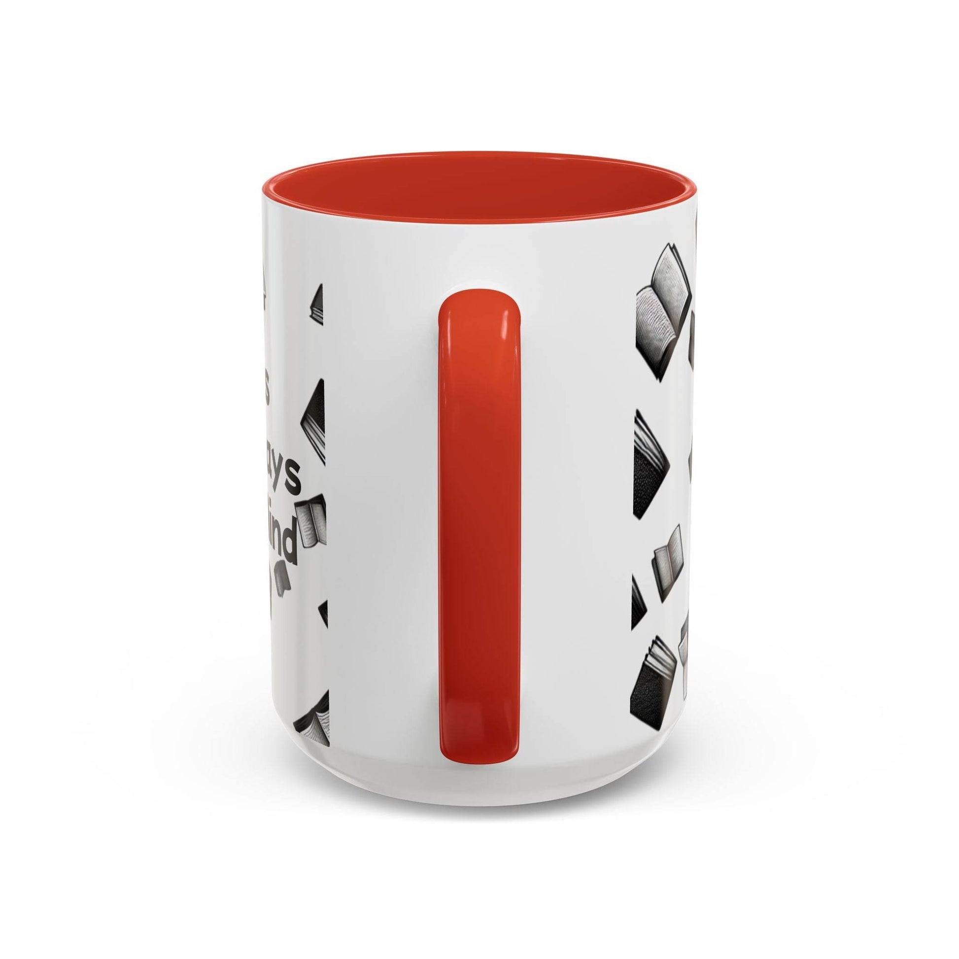 Books on My Mind Accent Coffee Mug - Perfect for Book Lovers - The Dreamer's Bookshop.