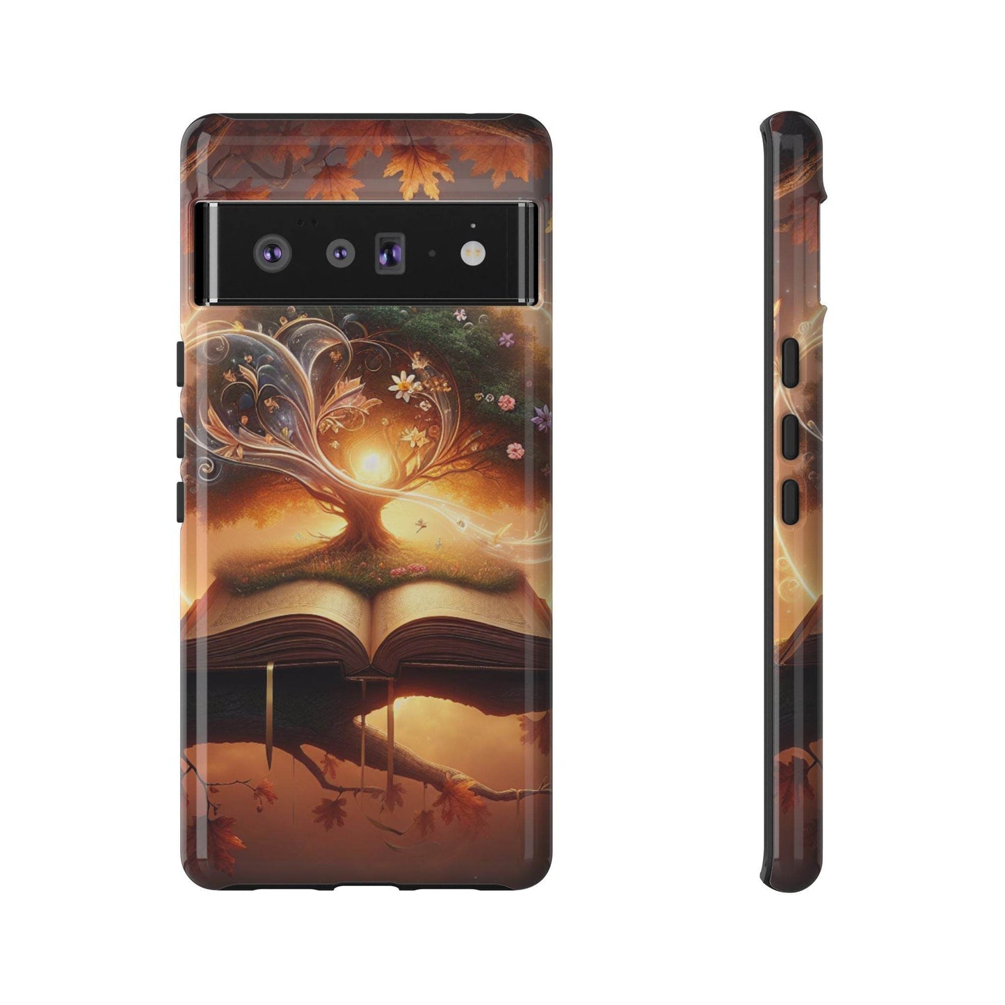 Google & Samsung - Artistic Phone Case with BookishTree Design - Tough Cases - The Dreamer's Bookshop.