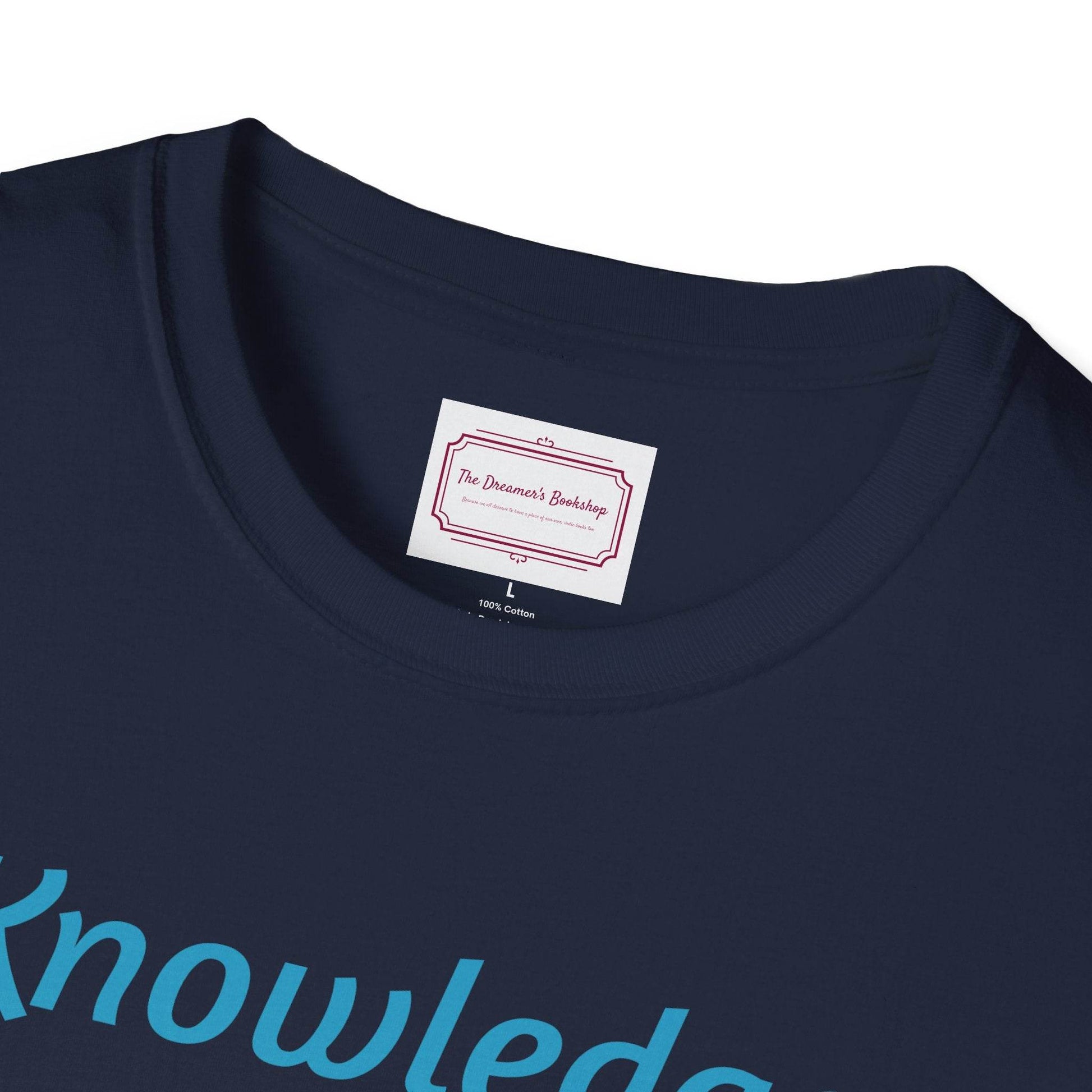 Knowledge Keeper Owl T-Shirt for Book Lovers - Proud Reader - The Dreamer's Bookshop.