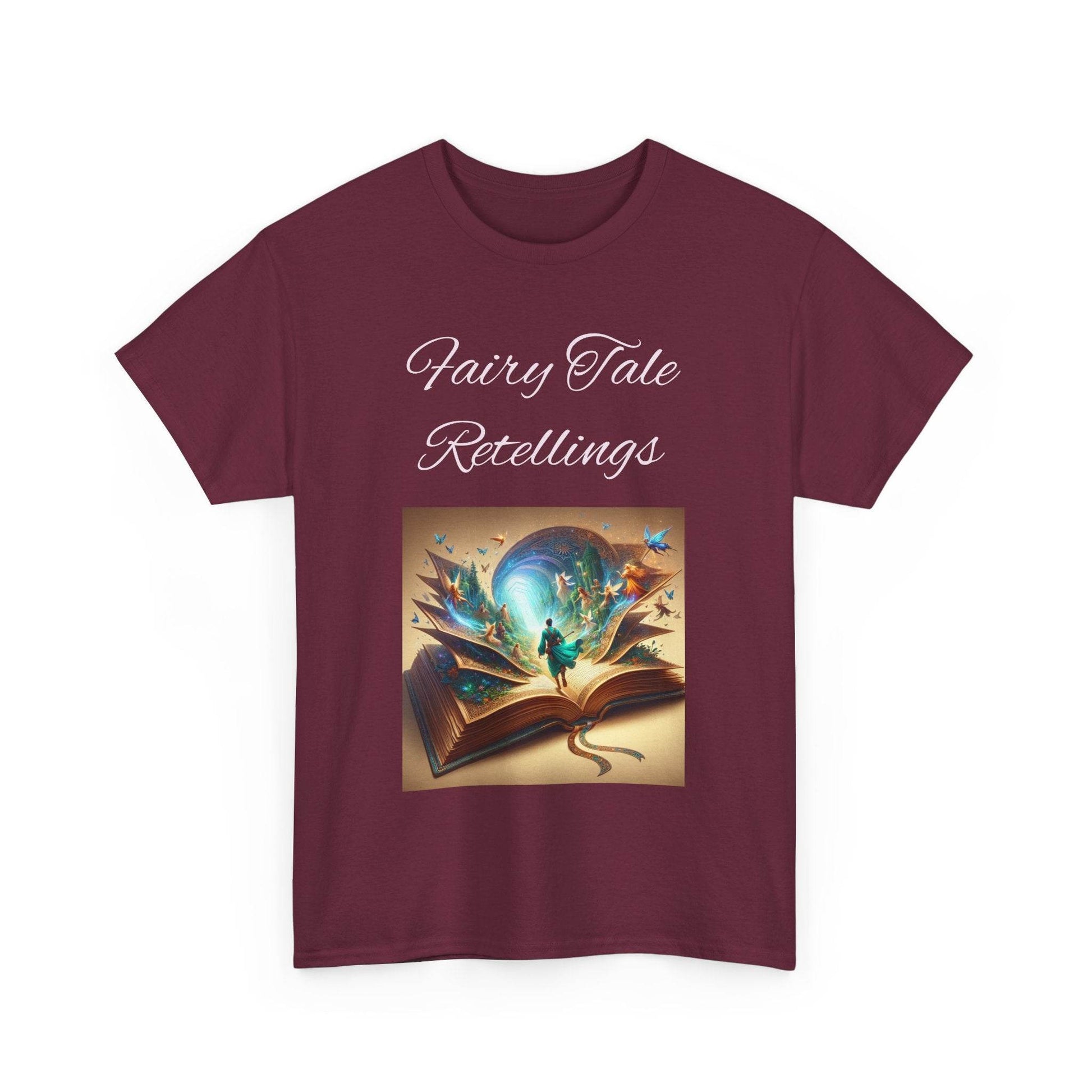 Fiction - Unisex Heavy Cotton Tee - Fairy Tale Retellings - The Dreamer's Bookshop.