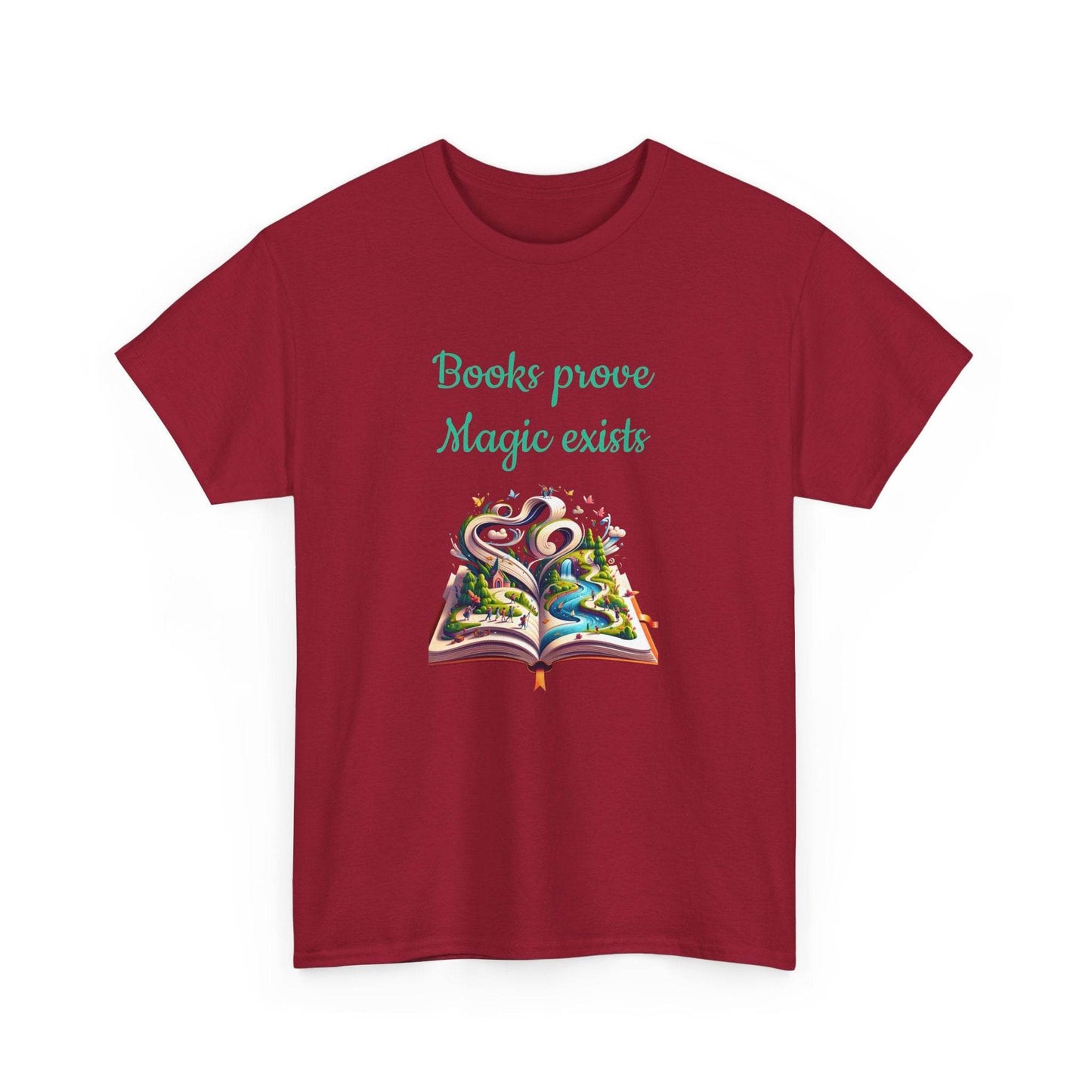 Magic Exists -A Unisex Heavy Cotton Tee - Perfect Gift for Book Lovers - The Dreamer's Bookshop.