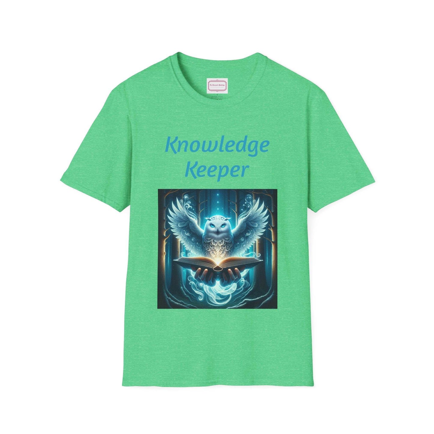 Knowledge Keeper Owl T-Shirt for Book Lovers - Proud Reader - The Dreamer's Bookshop.