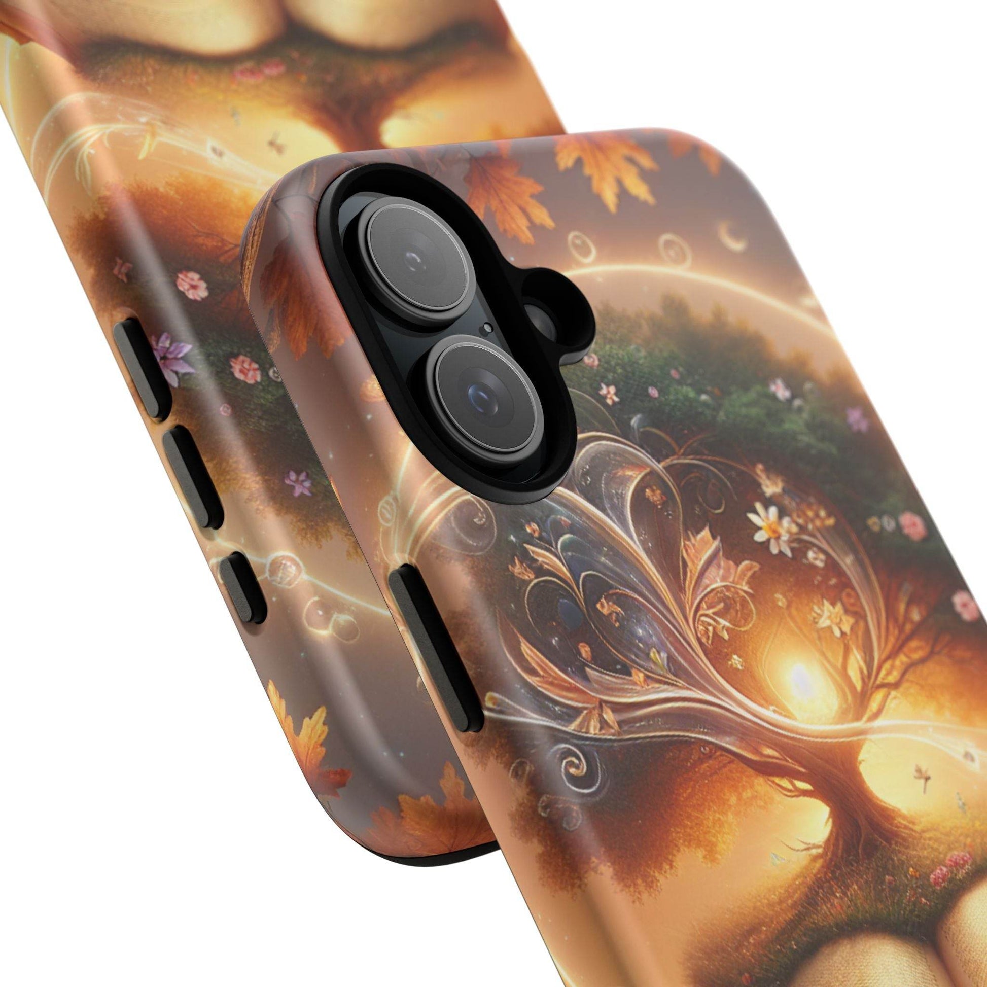 Nature-Inspired iPhone & Samsung Phone Case with Tree of Life Design - The Dreamer's Bookshop.
