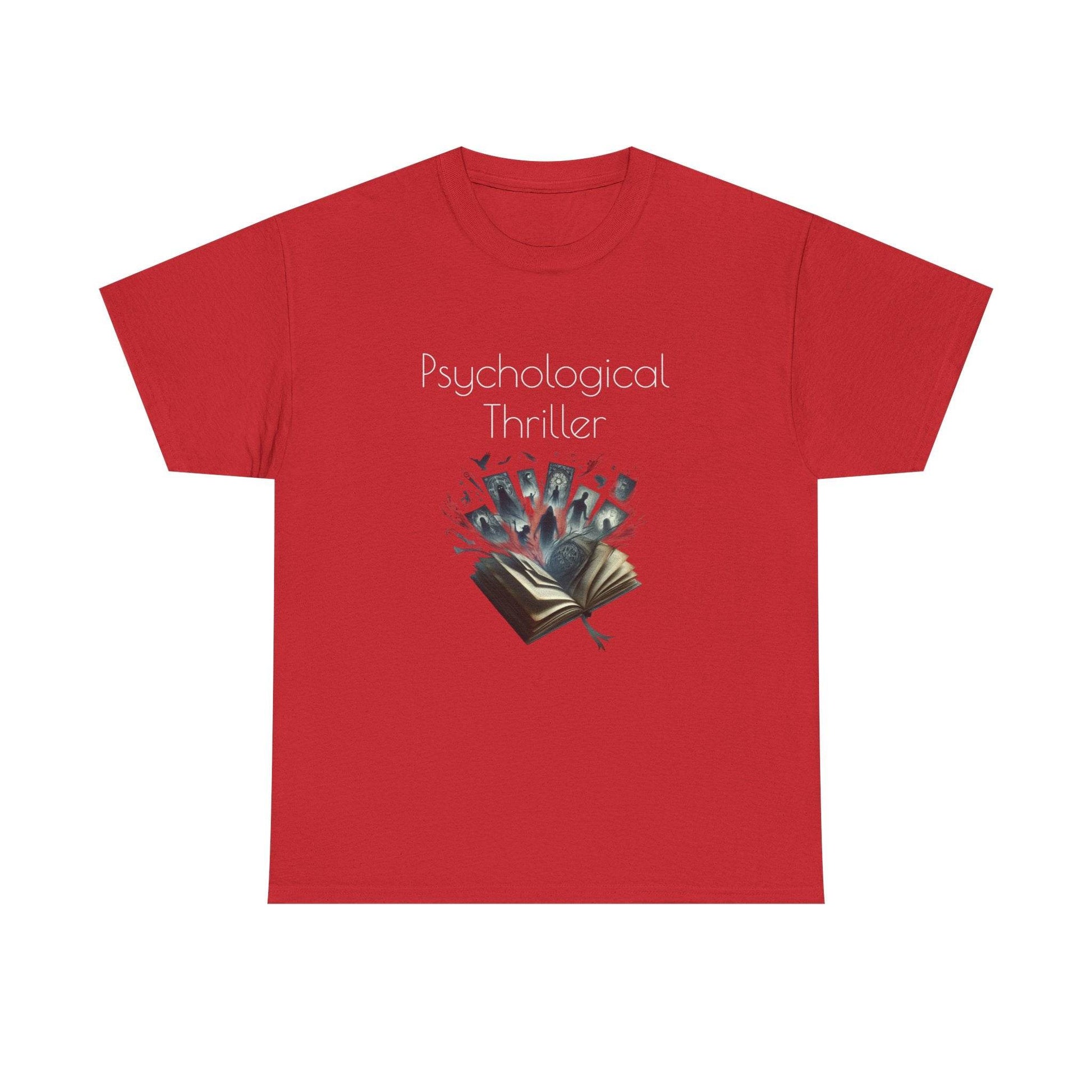 Fiction - Graphic Tee - Unisex Heavy Cotton T-Shirt Psychological Thriller - The Dreamer's Bookshop.