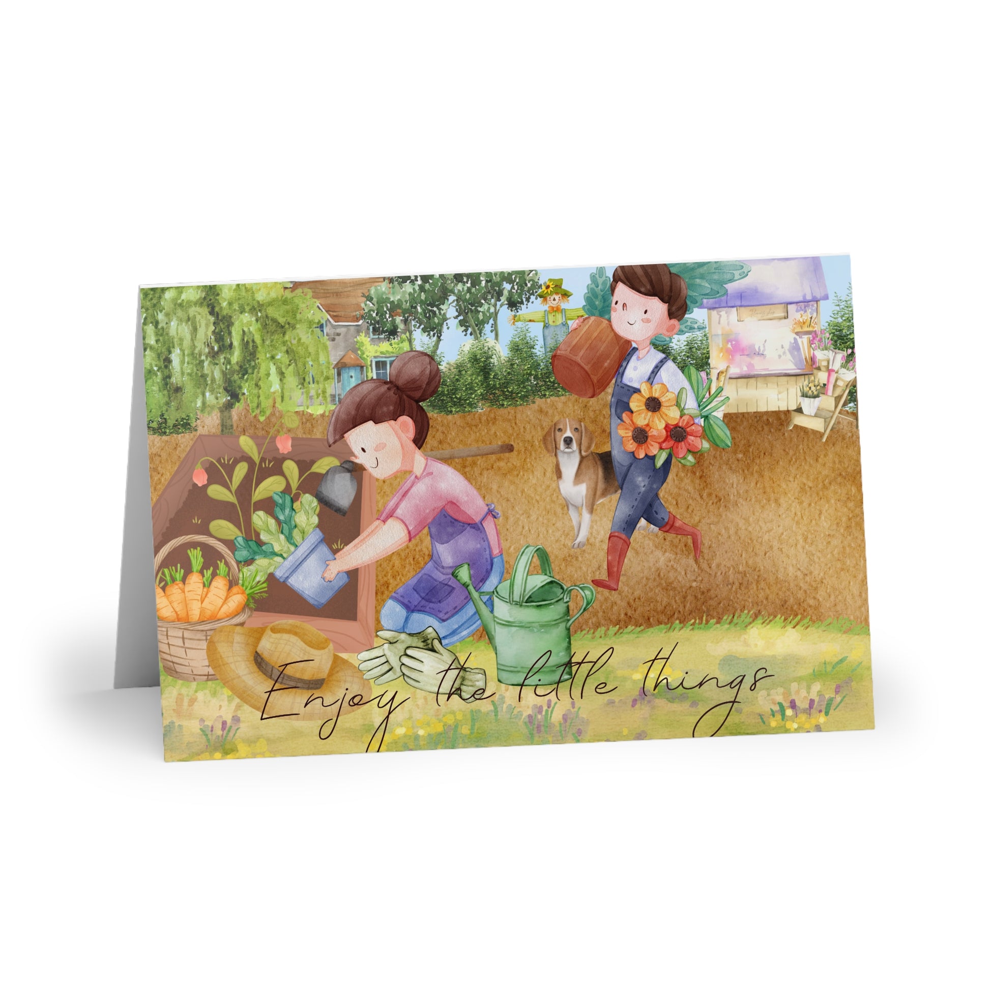 The Dreamer's Bookshop "Potager" Enjoy the Little Things Card - The Dreamer's Bookshop.
