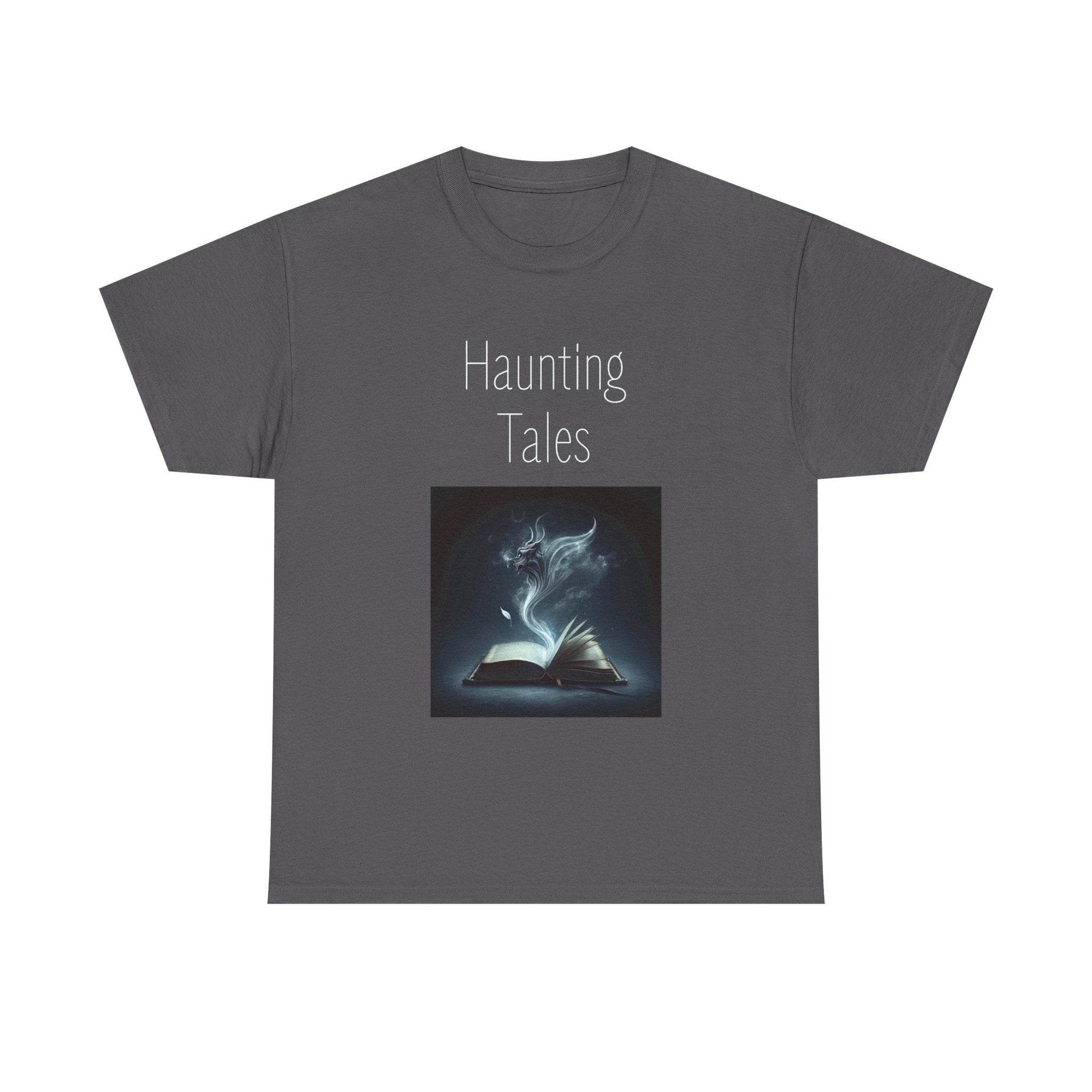 Haunting Tales - A Unisex Heavy Cotton Tee - Perfect for Book Lovers - The Dreamer's Bookshop.