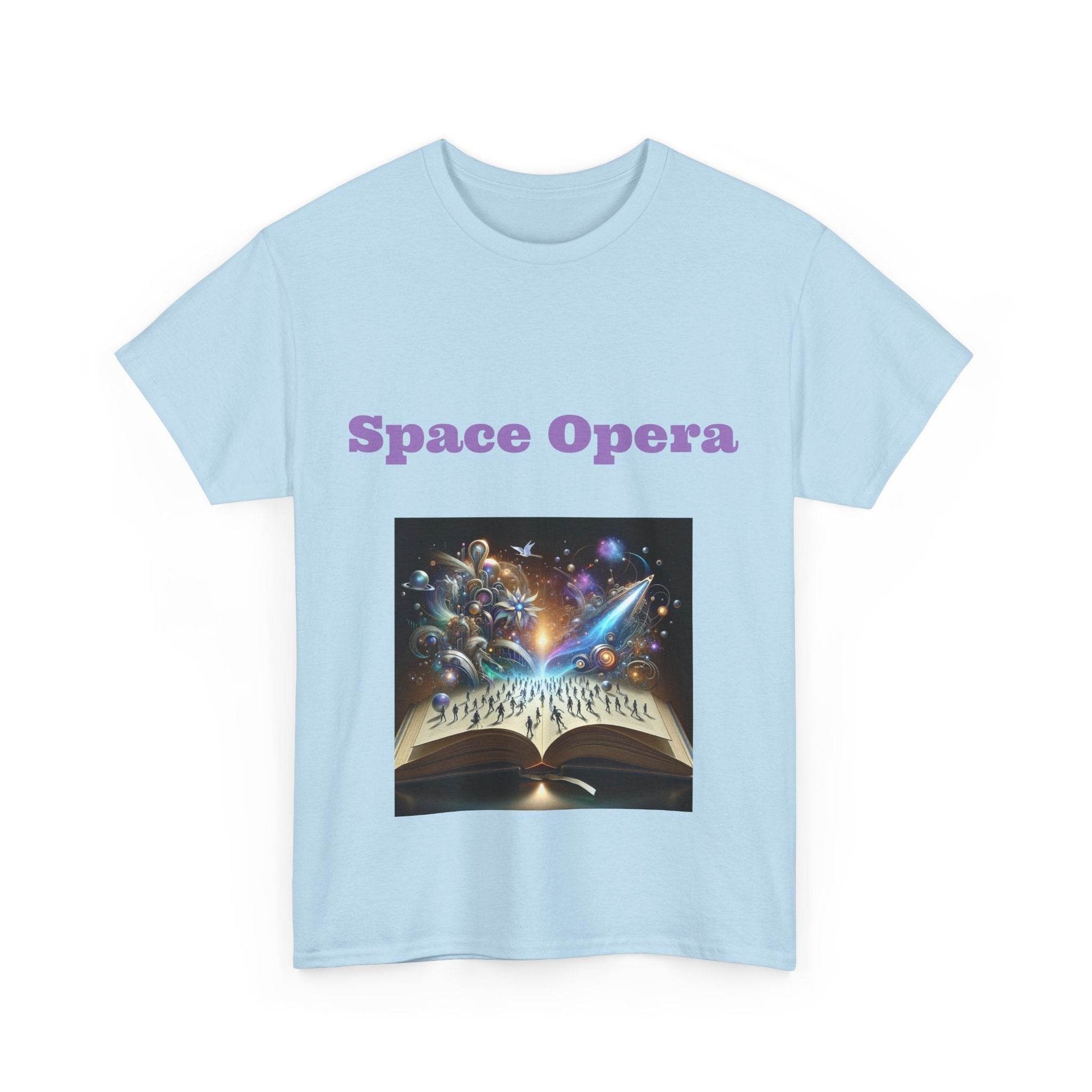 Space Opera - Unisex Heavy Cotton Tee - Sci-Fi Books - The Dreamer's Bookshop.