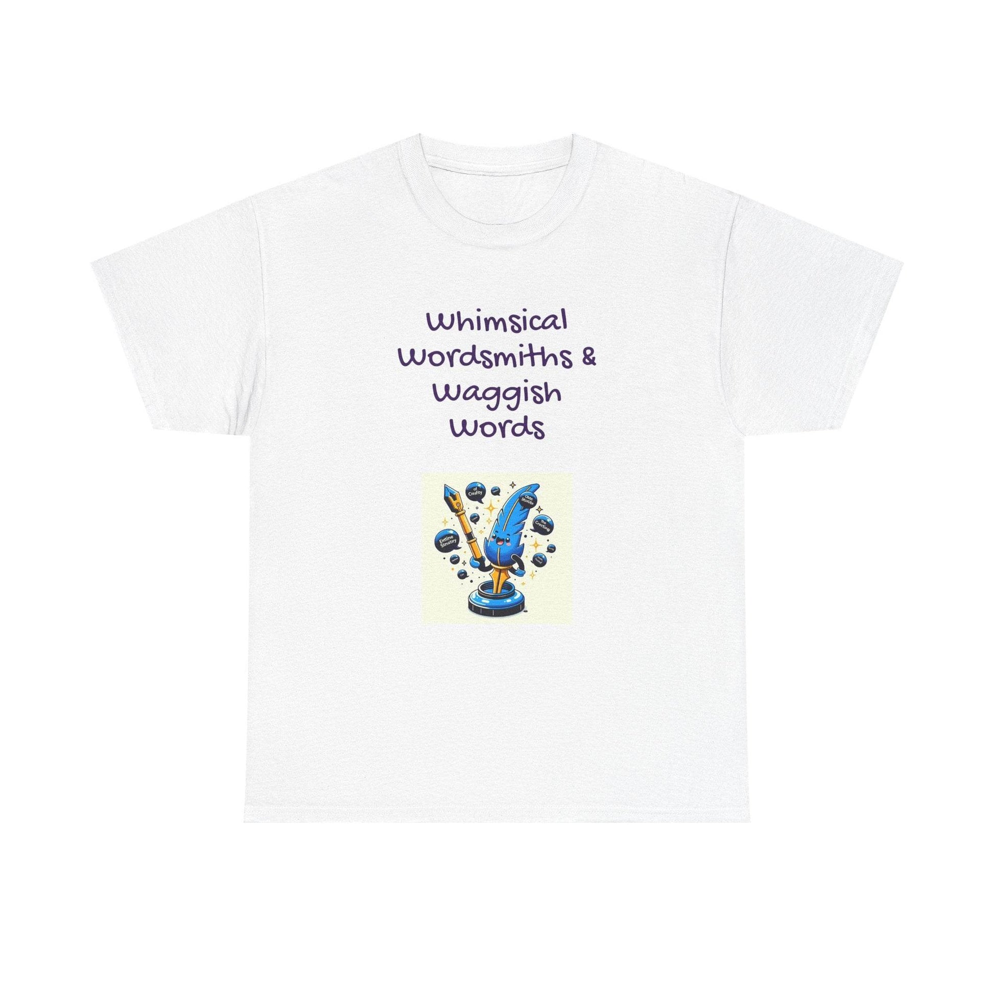 Whimsical Words Unisex Cotton Tee - Fun Graphic T-Shirt for Word Lovers - The Dreamer's Bookshop.