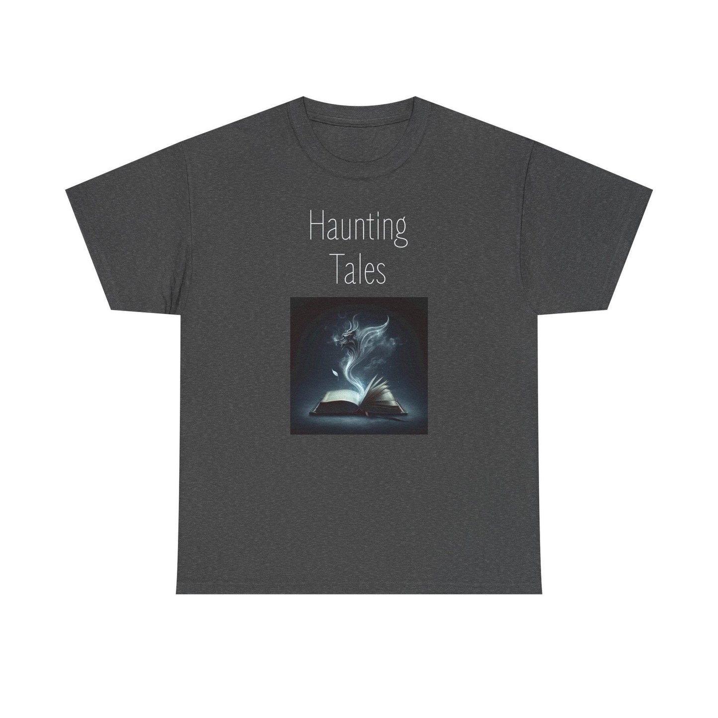 Haunting Tales - A Unisex Heavy Cotton Tee - Perfect Gift for Book Lovers - The Dreamer's Bookshop.