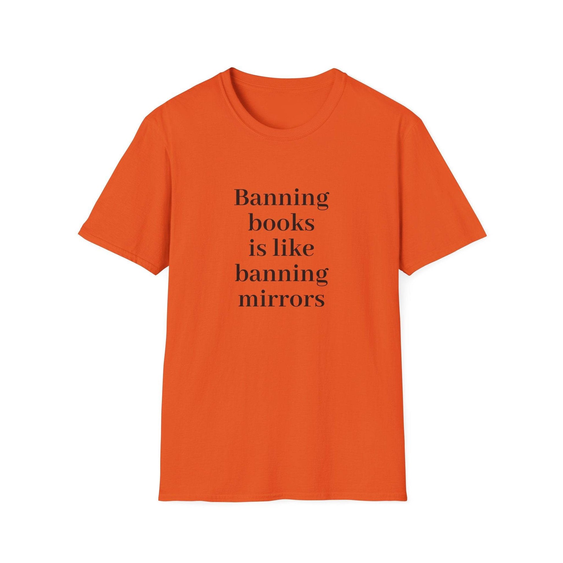 Unisex Softstyle T-Shirt - 'Banning Books' - The Dreamer's Bookshop.