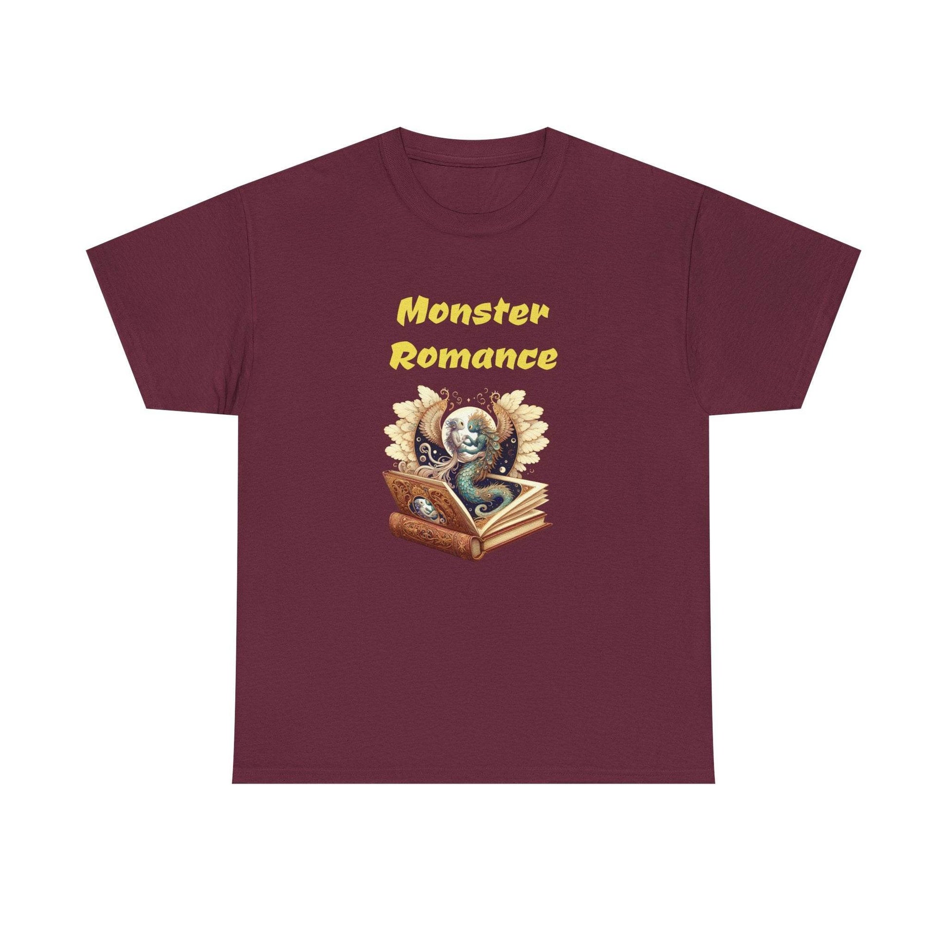 Fantasy - Graphic Tee - Unisex Heavy Cotton T-Shirt Monster Romance Books - The Dreamer's Bookshop.