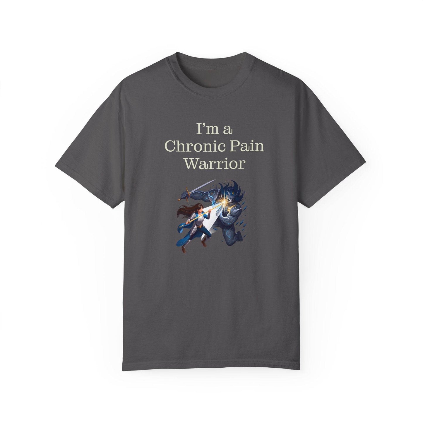 Chronic Pain Warrior Unisex T-Shirt - Empowering Tee for Healthcare Awareness - The Dreamer's Bookshop.