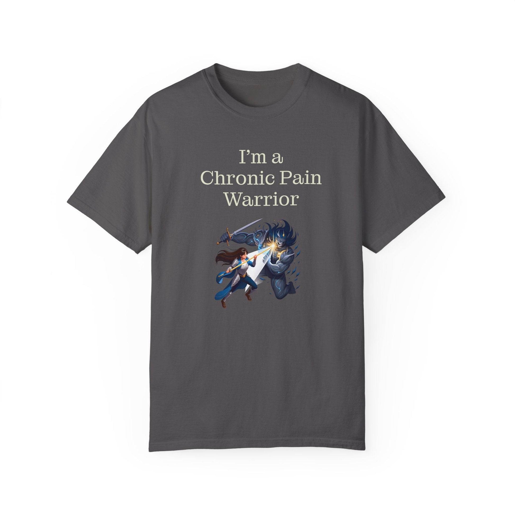Chronic Pain Warrior Unisex T-Shirt - Empowering Tee for Healthcare Awareness - The Dreamer's Bookshop.