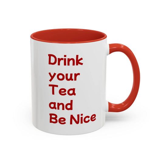 Cute Cat Love Tea Mug - 11 & 15oz Drink and be Nice - The Dreamer's Bookshop.