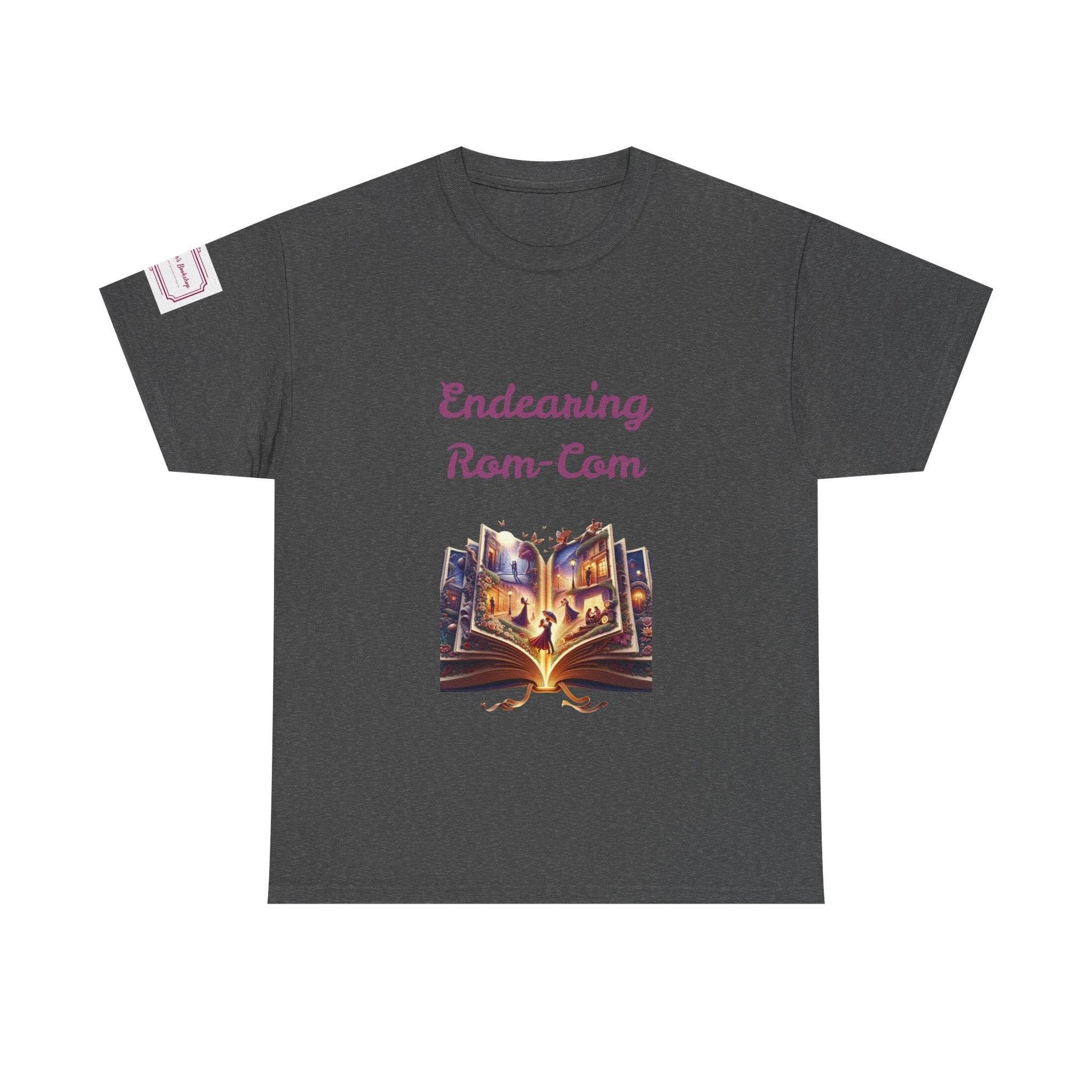 Endearing - Unisex Heavy Cotton Tee - Rom-Com Books - The Dreamer's Bookshop.