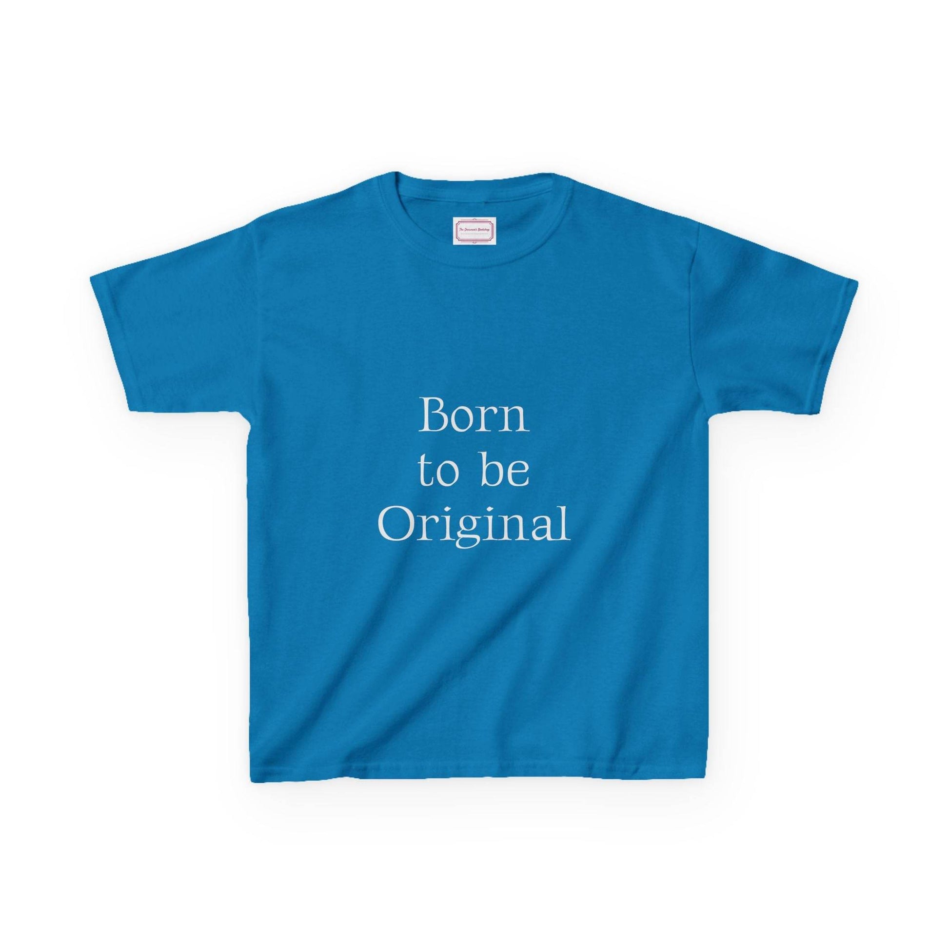 US (Ww) Kids Creative Spirit Tee - 'Born to be Original' - The Dreamer's Bookshop.