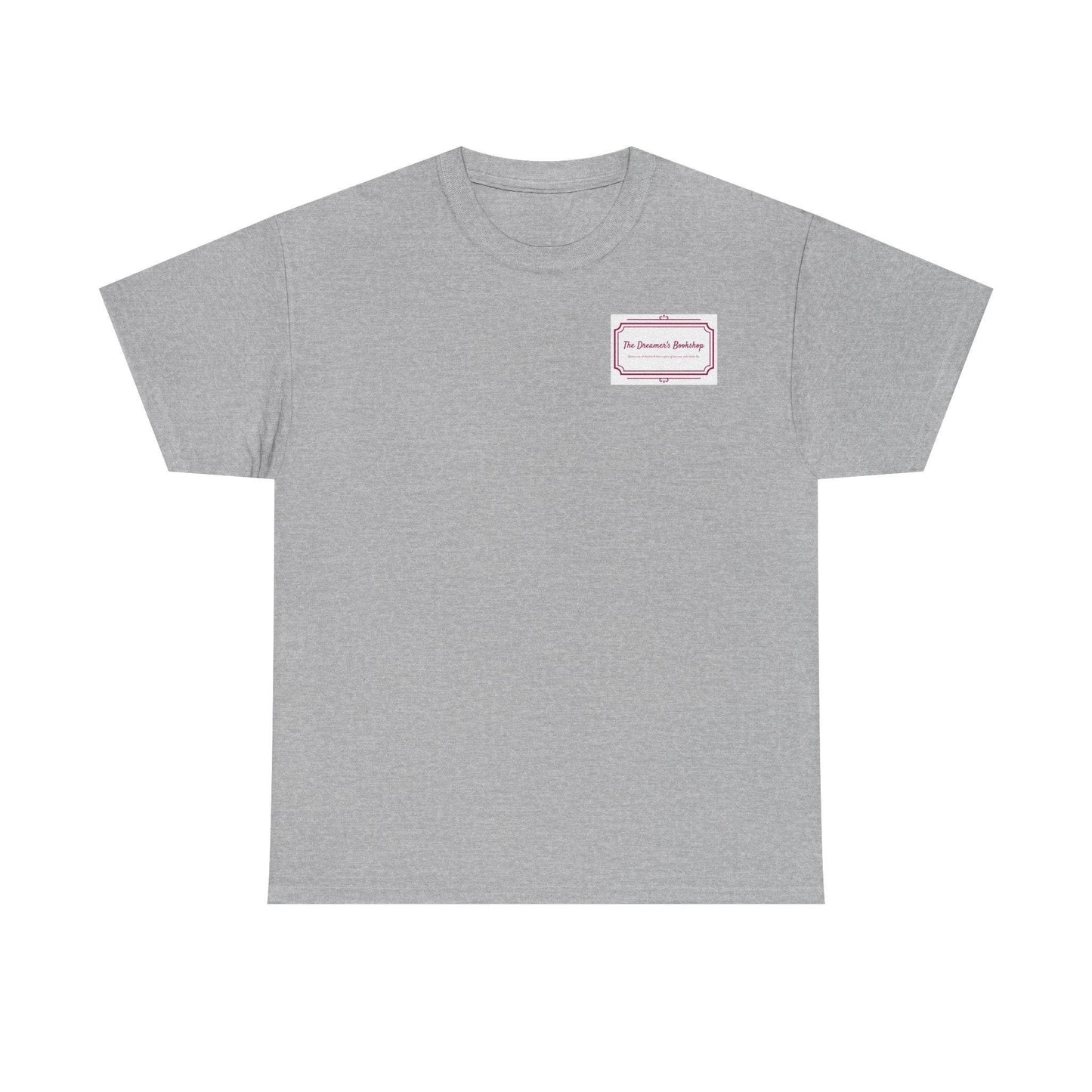 Personalized Unisex Heavy Cotton Tee - Perfect for Casual Days & Gifts - The Dreamer's Bookshop.