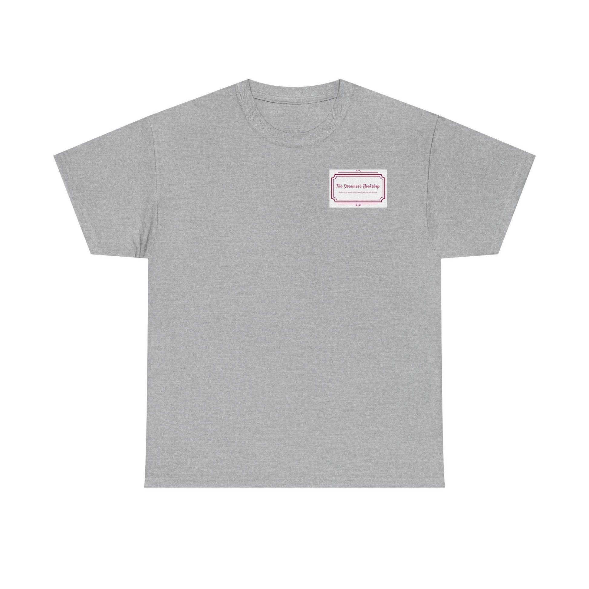 Personalized Unisex Heavy Cotton Tee - Perfect for Casual Days & Gifts - The Dreamer's Bookshop.
