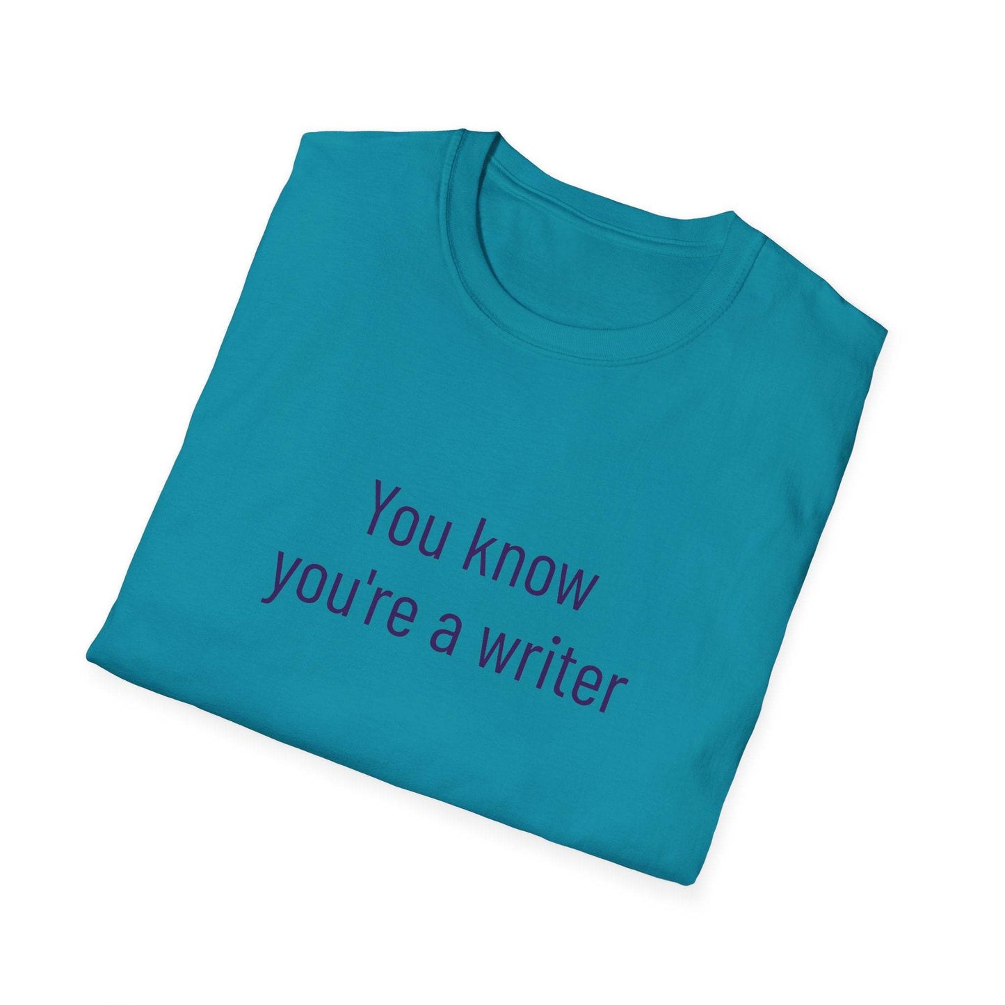 Inspirational Unisex Softstyle T-Shirt - 'You Know' Philosophical Design - The Dreamer's Bookshop.