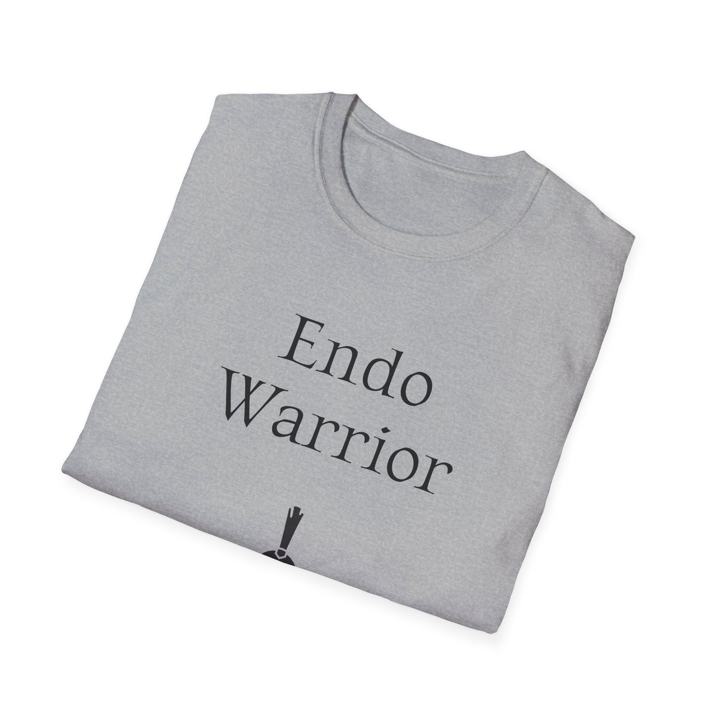 Endometriosis Warrior Unisex Softstyle T-Shirt - Empowering Battle for Women's Health