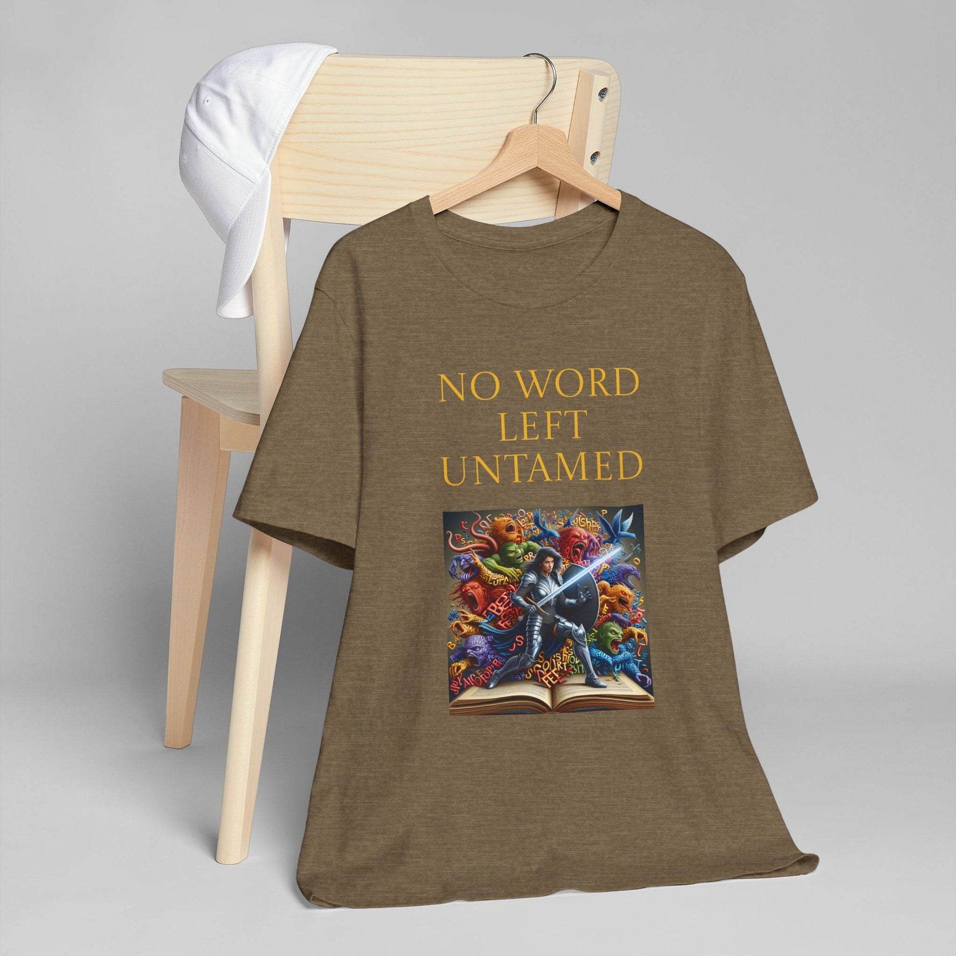 Unisex Jersey T-Shirt - No Word - The Dreamer's Bookshop.