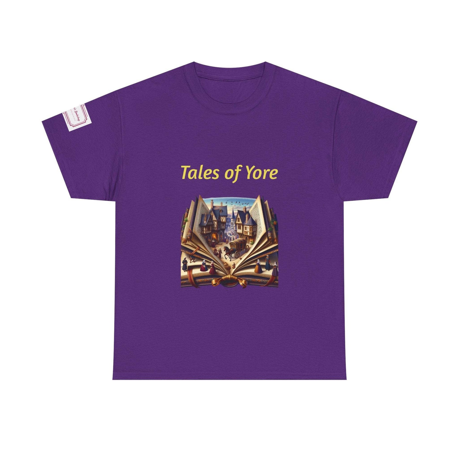 Tales of Yore - Graphic Unisex Heavy Cotton Tee - Historical Books - The Dreamer's Bookshop.