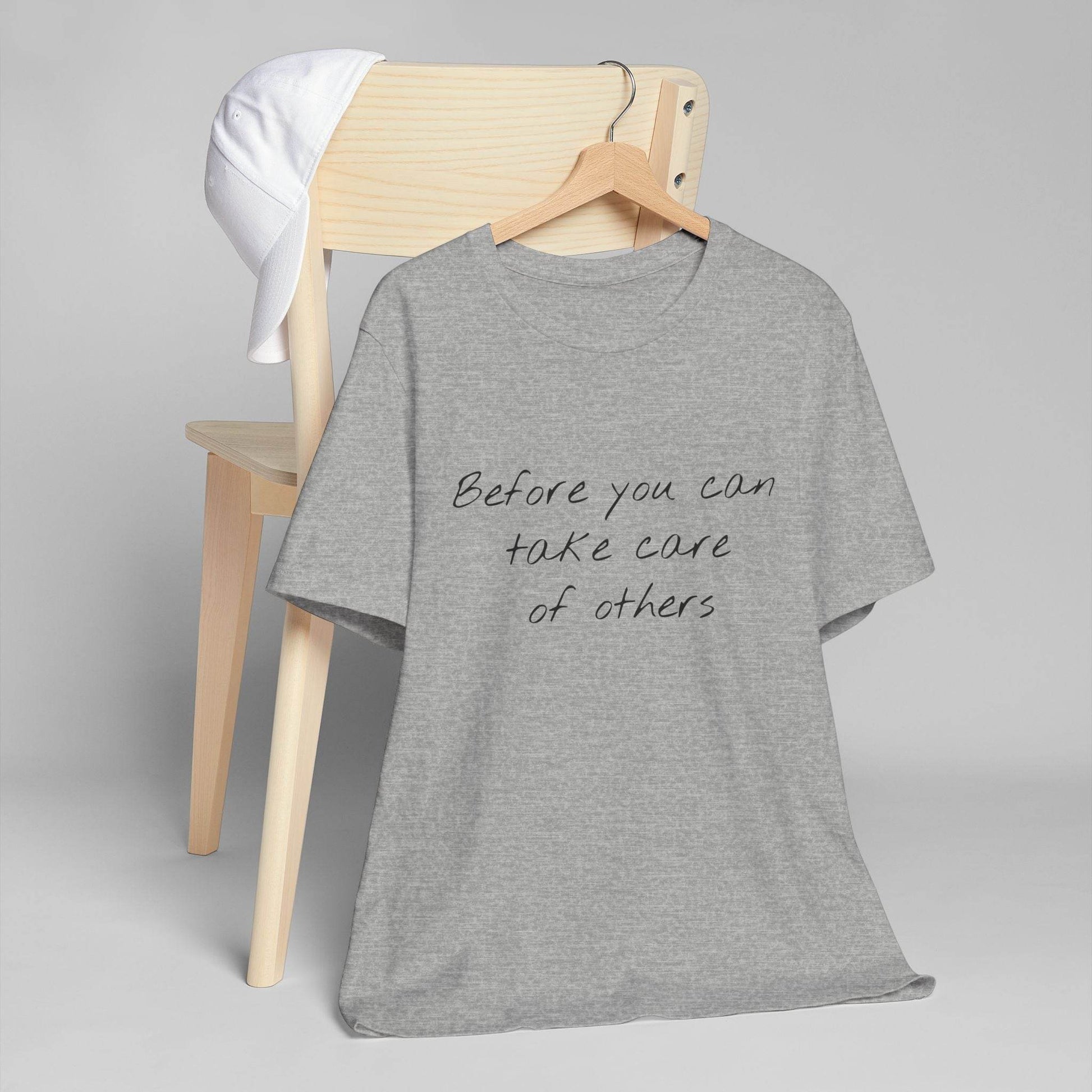 Unisex Jersey T-Shirt - 'Take Care' Inspirational - The Dreamer's Bookshop.
