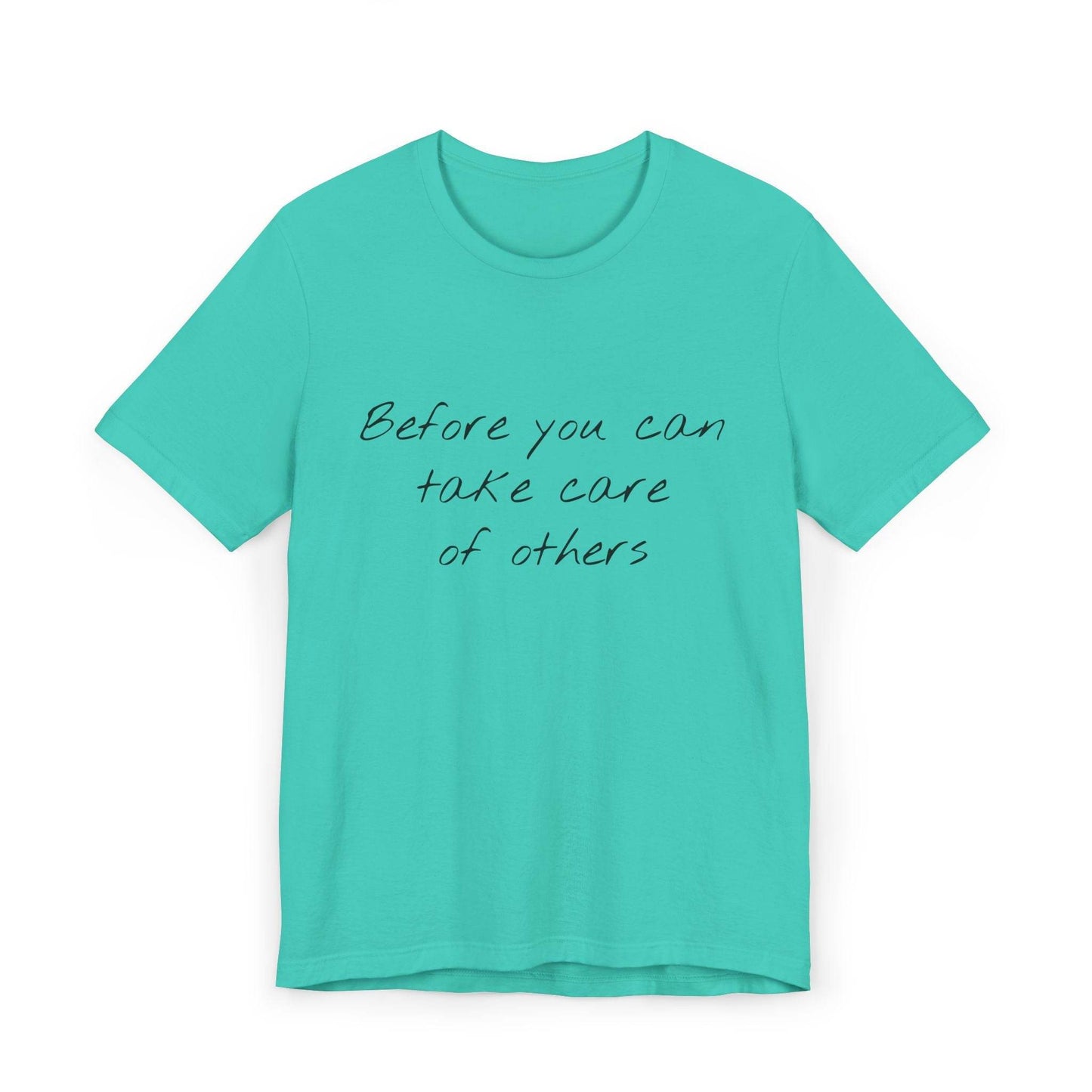 Unisex Jersey T-Shirt - 'Take Care' Inspirational - The Dreamer's Bookshop.