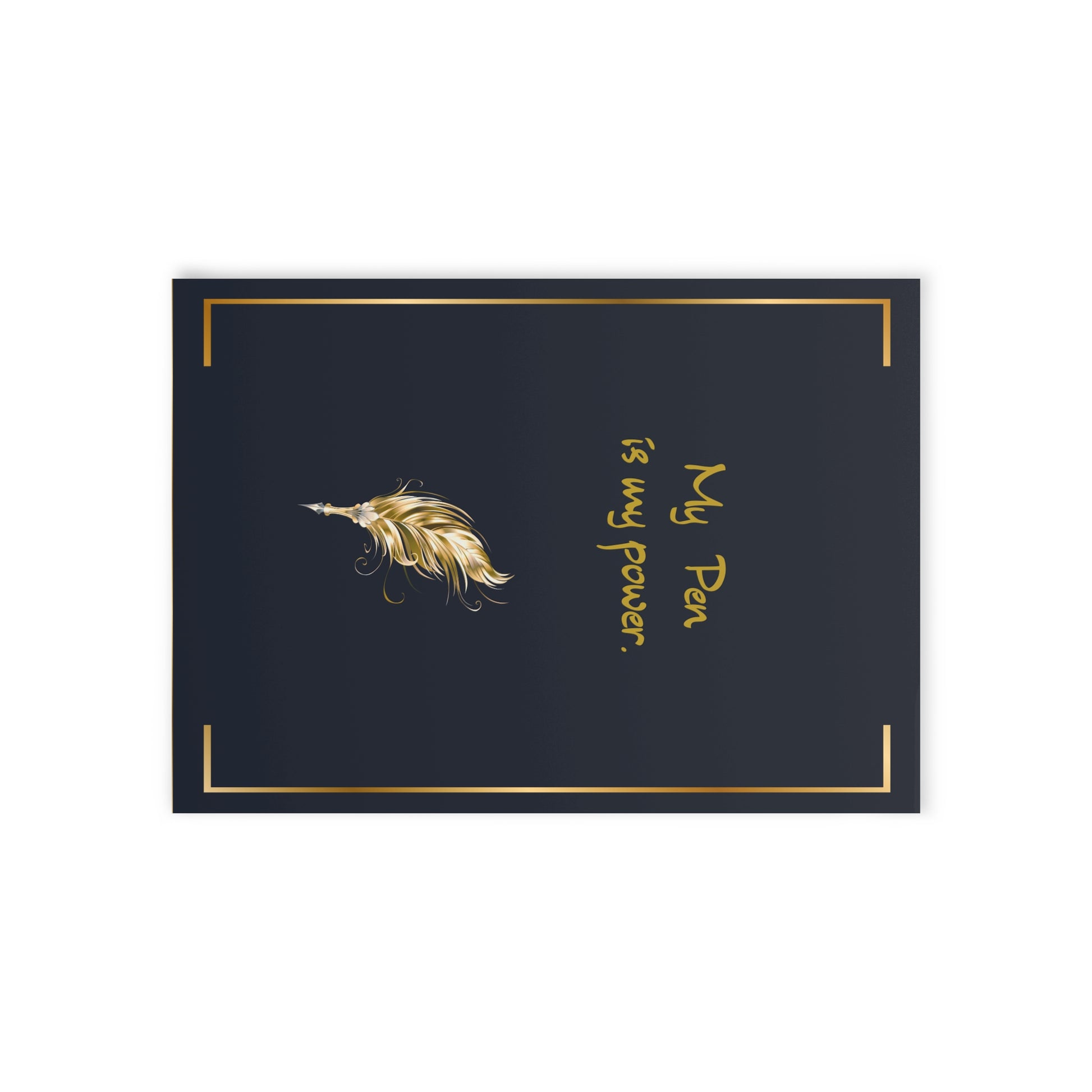 The Dreamer's Bookshop "My Pen is my Power" Art Print Card - The Dreamer's Bookshop.