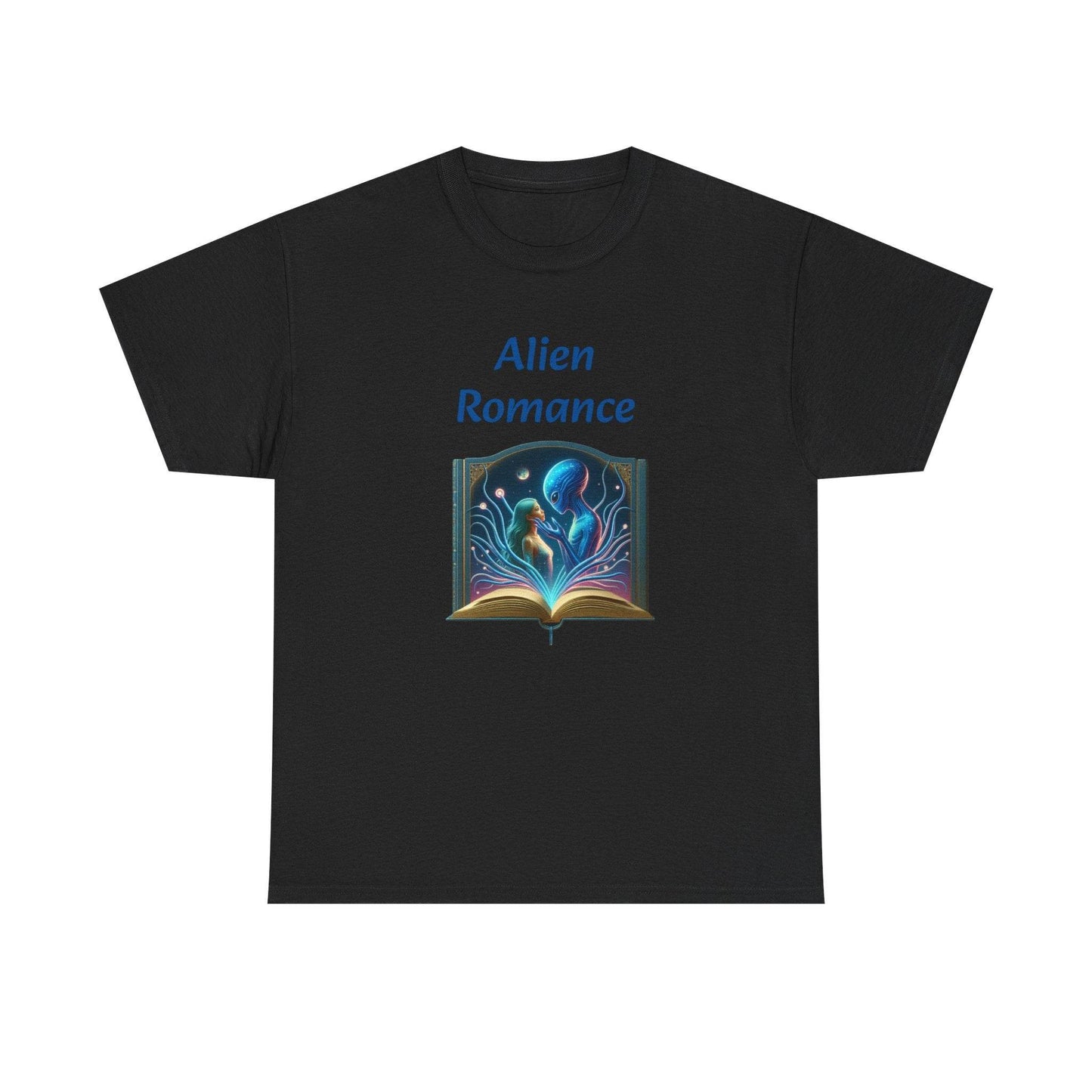 Sci-Fi - Graphic Tee - Unisex Heavy Cotton T-Shirt Alien Romance Books - The Dreamer's Bookshop.