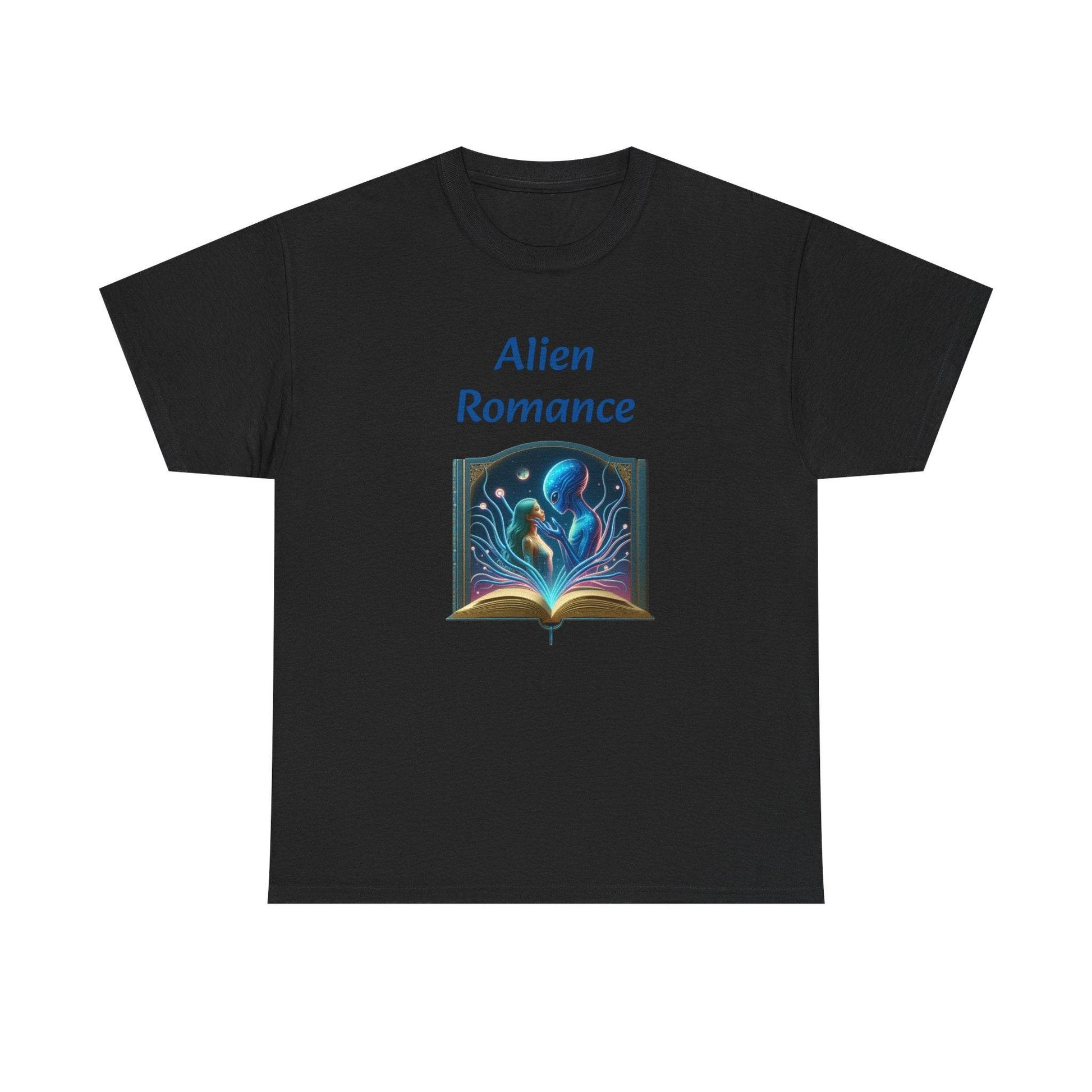 Sci-Fi - Graphic Tee - Unisex Heavy Cotton T-Shirt Alien Romance Books - The Dreamer's Bookshop.