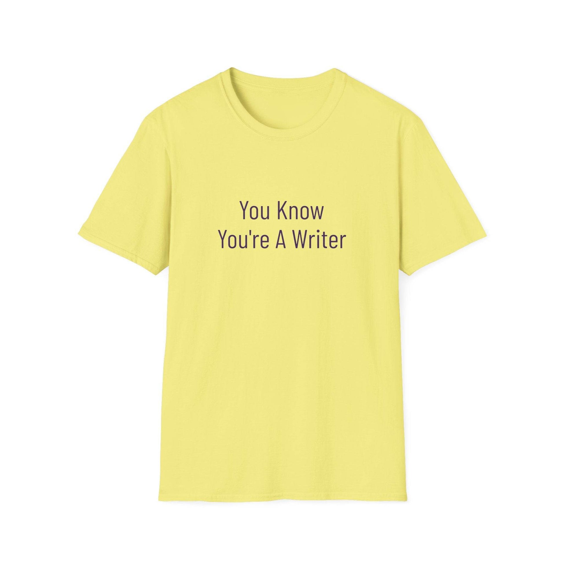 Unisex Softstyle T-Shirt - 'You Know' Philosophical - The Dreamer's Bookshop.
