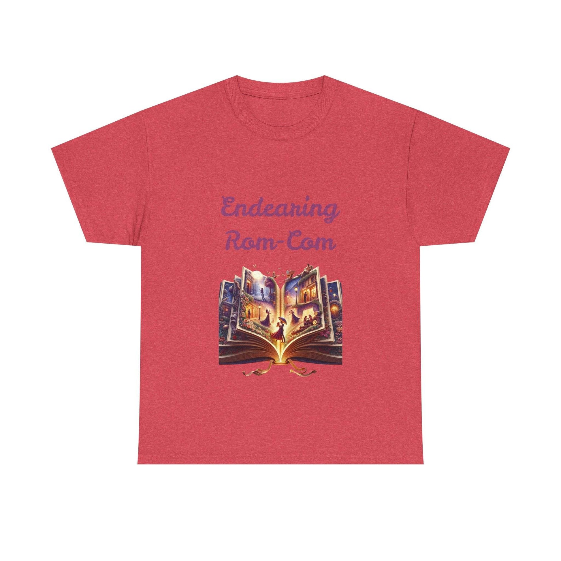 Endearing - Unisex Heavy Cotton Tee - Rom-Com Books - The Dreamer's Bookshop.