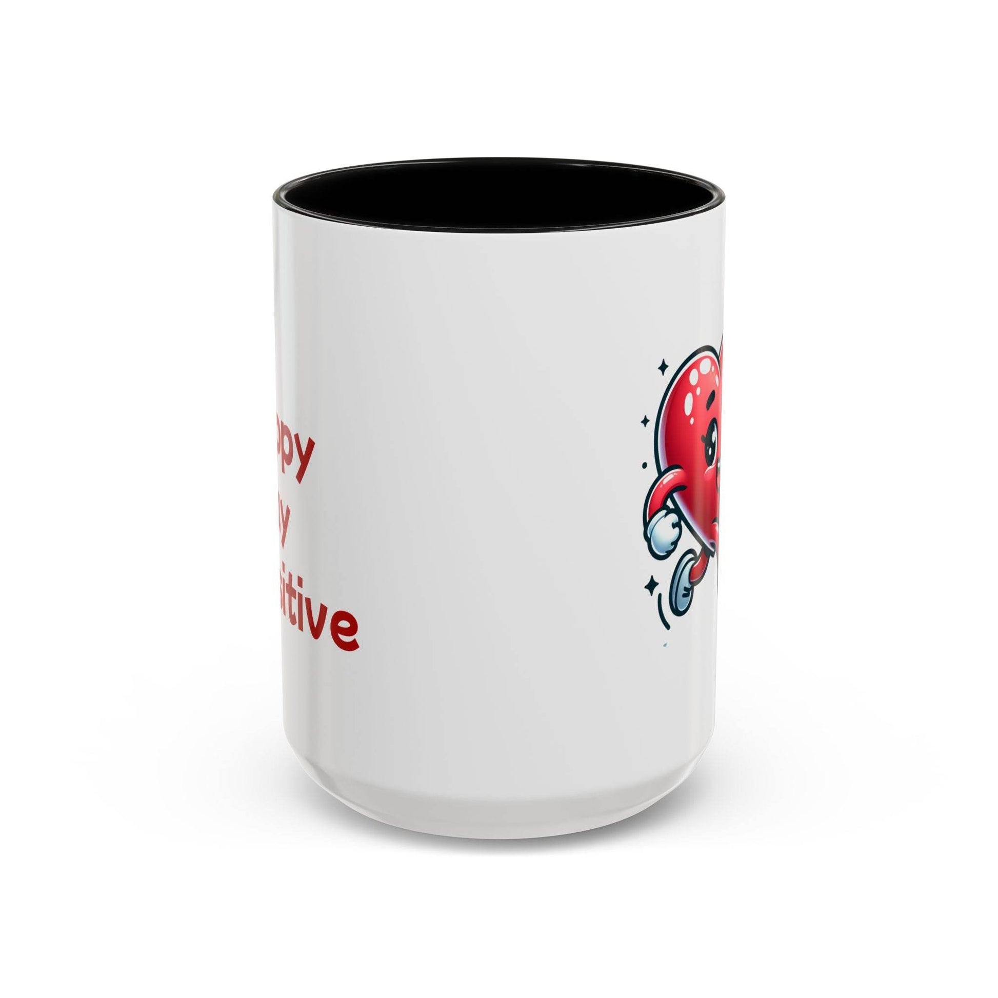 Cute Heart Character Coffee Mug - 11 & 15oz - The Dreamer's Bookshop.
