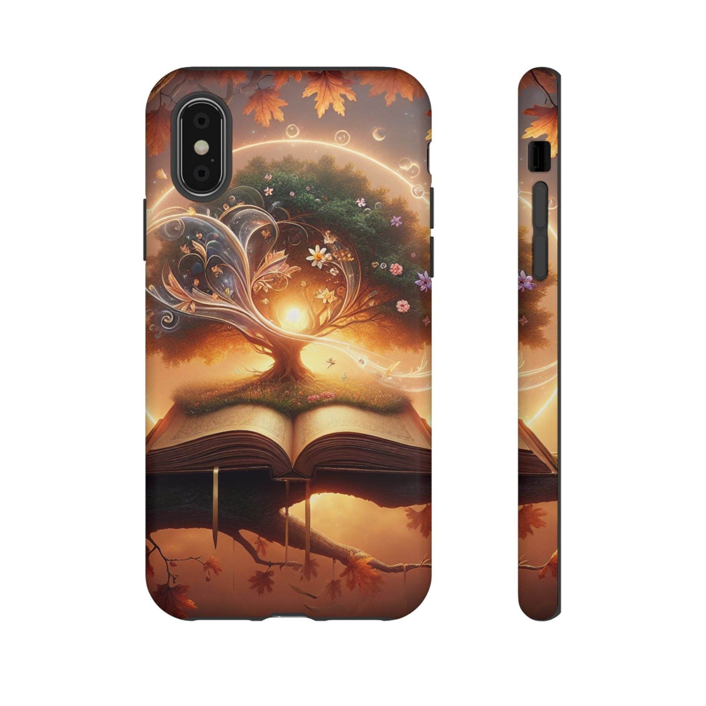 Nature-Inspired iPhone & Samsung Phone Case with Tree of Life Design - The Dreamer's Bookshop.