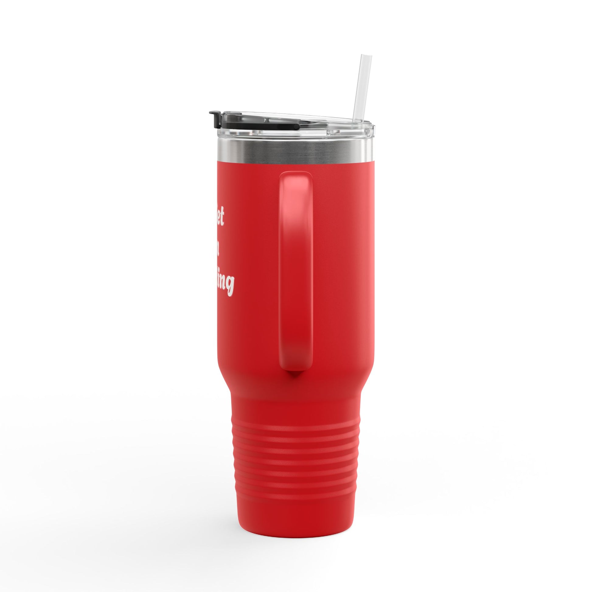 Insulated Travel Mug - "Quiet I'm Reading" - 40oz Coffee Cup for Book Lovers - The Dreamer's Bookshop.