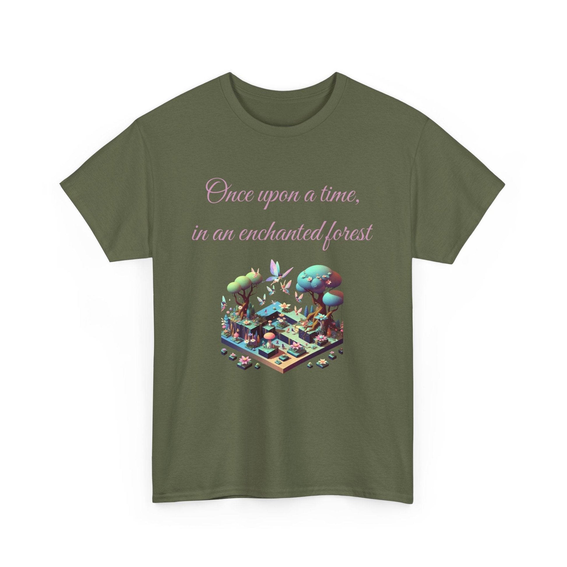 Enchanted Forest - A Unisex Heavy Cotton Tee - Perfect Gift for Book Lovers - The Dreamer's Bookshop.