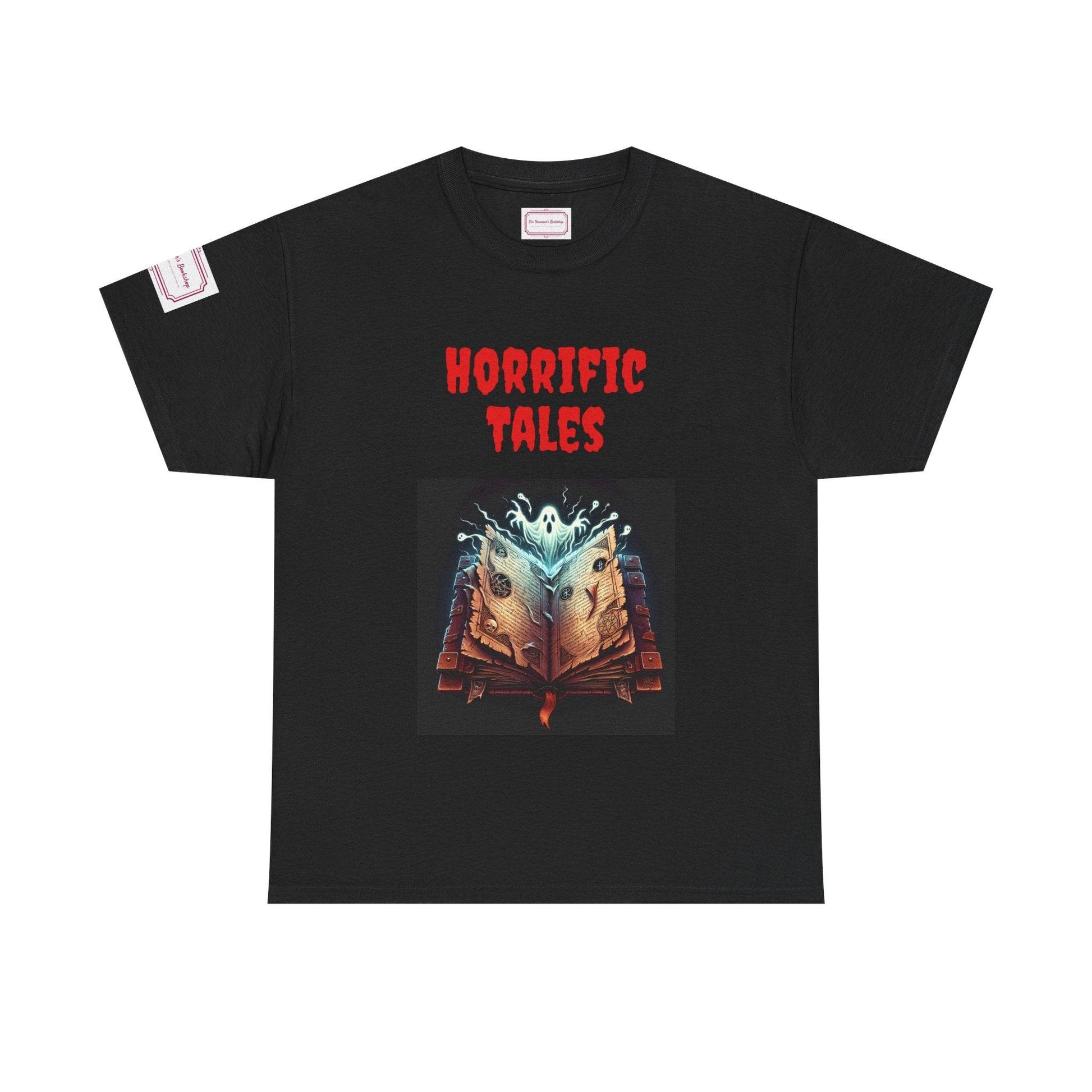 Horrific Tales - Unisex Heavy Cotton Tee - Perfect for Book Lovers - The Dreamer's Bookshop.
