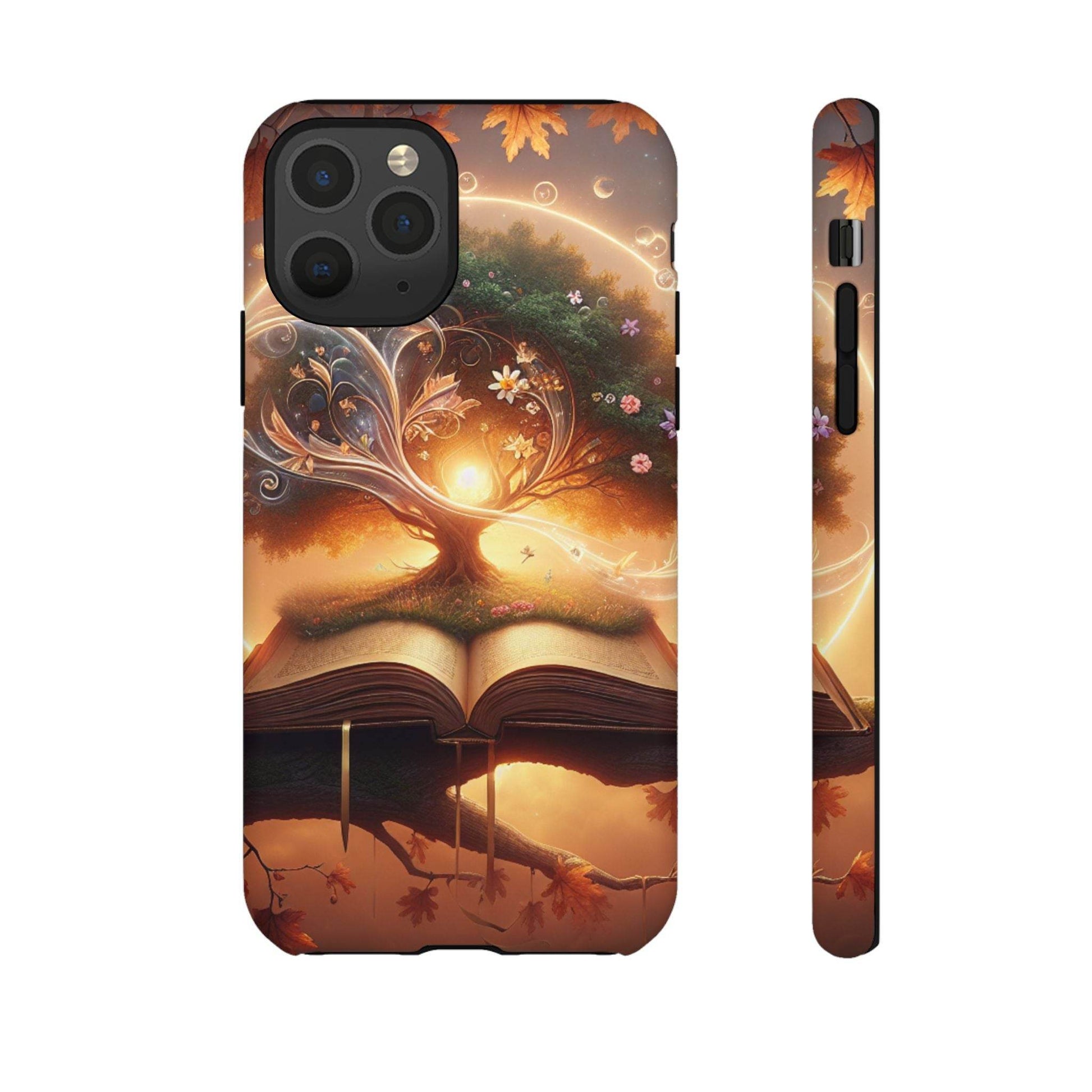 Nature-Inspired iPhone & Samsung Phone Case with Tree of Life Design - The Dreamer's Bookshop.