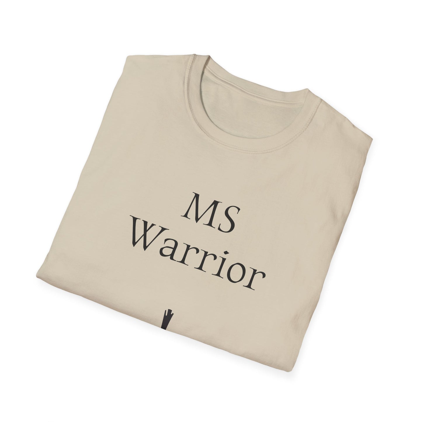 M.S. Warrior Unisex Softstyle T-Shirt - Empowering Battle for Women's Health