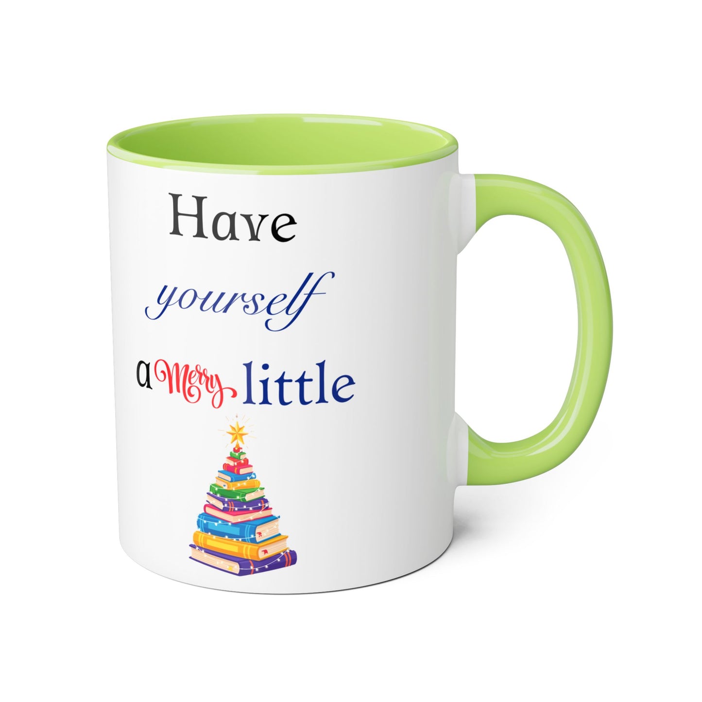 A Merry Little Bookmas Mug - 11oz Cup for Coffee Lovers