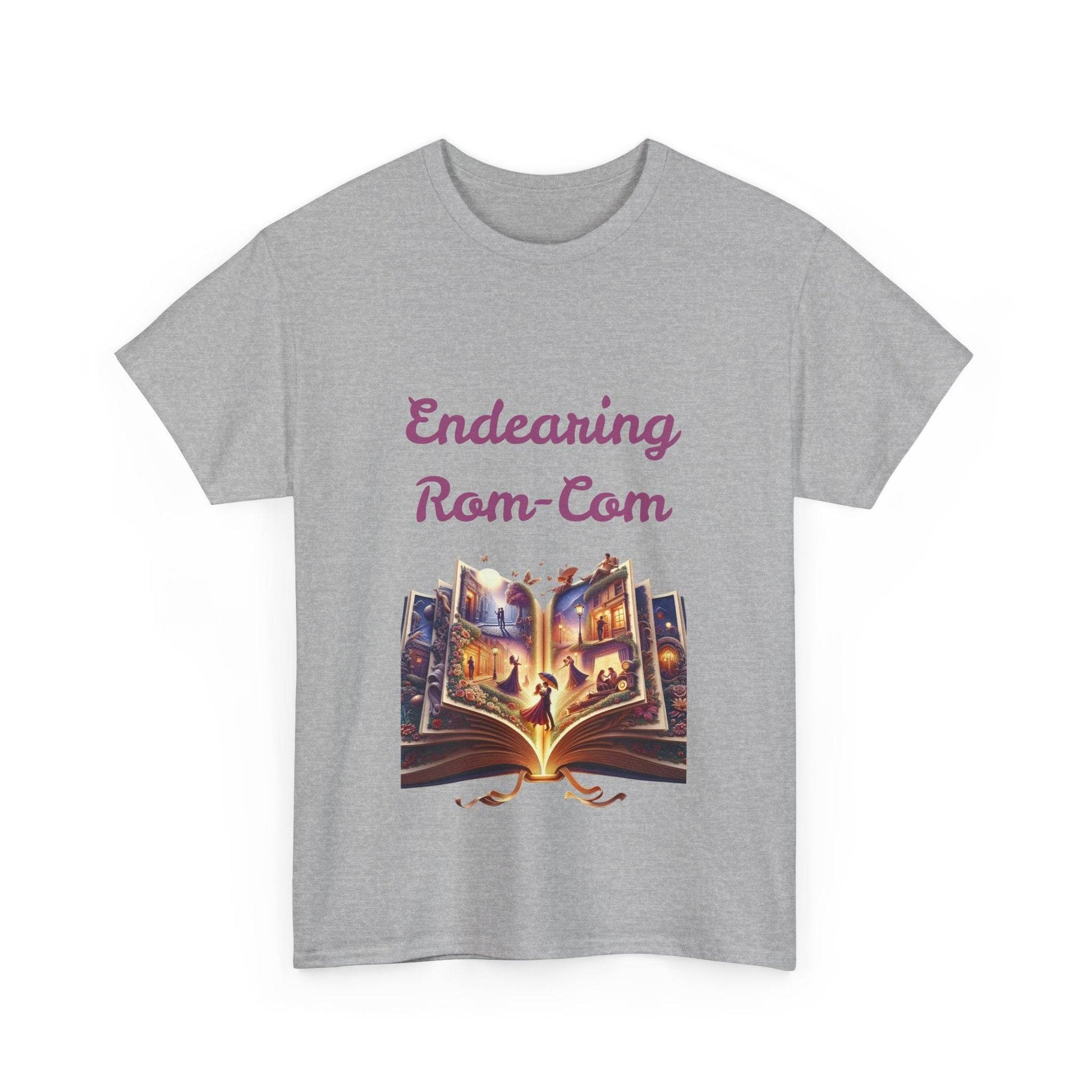 Endearing - Unisex Heavy Cotton Tee - Rom-Com Books - The Dreamer's Bookshop.