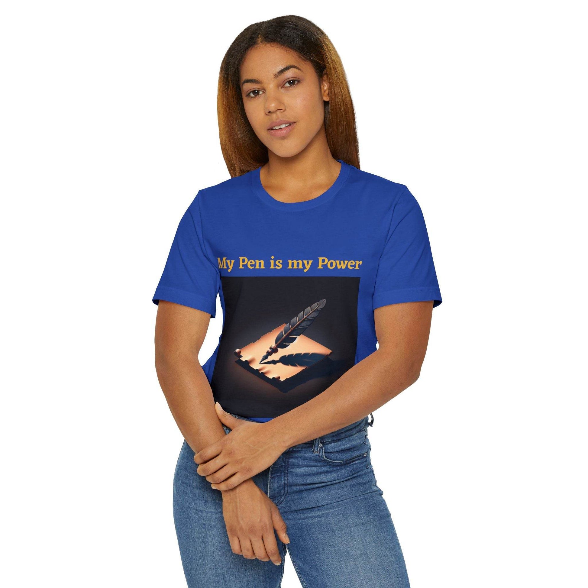 Unisex Jersey T-Shirt - My Pen Vibe - The Dreamer's Bookshop.