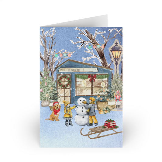 The Dreamer's Bookshop "Winter Bookshop" Enjoy the Little Things Card
