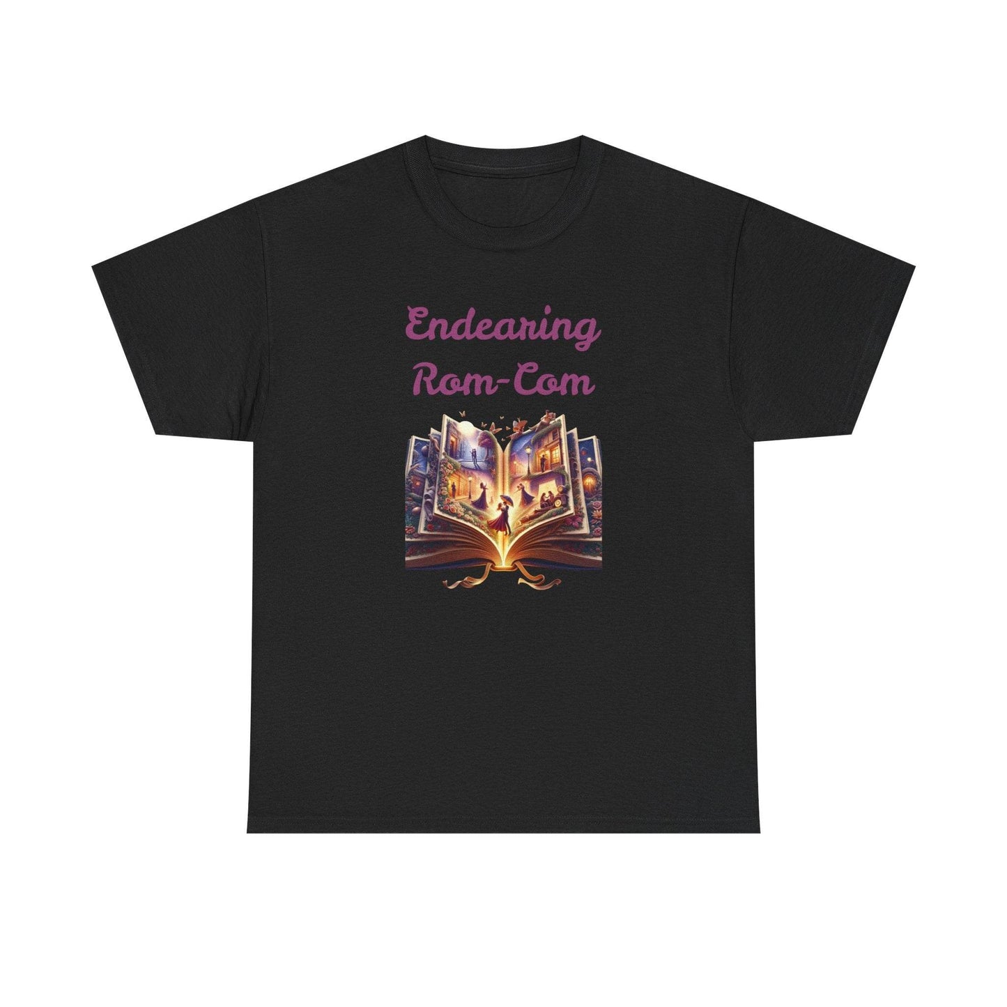 Endearing - Graphic Tee - Unisex Heavy Cotton T-Shirt Rom-Com Books - The Dreamer's Bookshop.