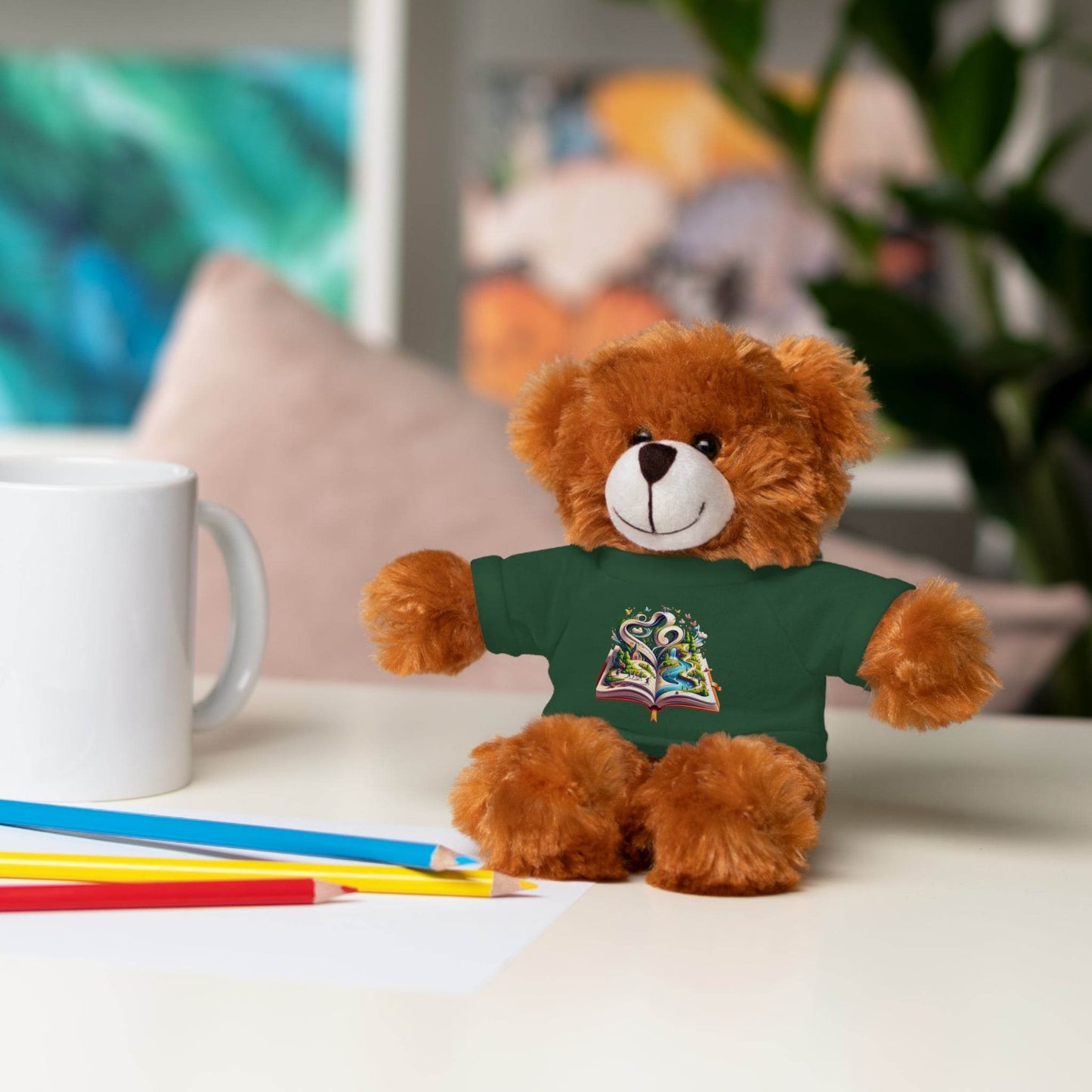 Personalized Stuffed Animal with Tee - Perfect Gift for Kids and Baby Showers - The Dreamer's Bookshop.
